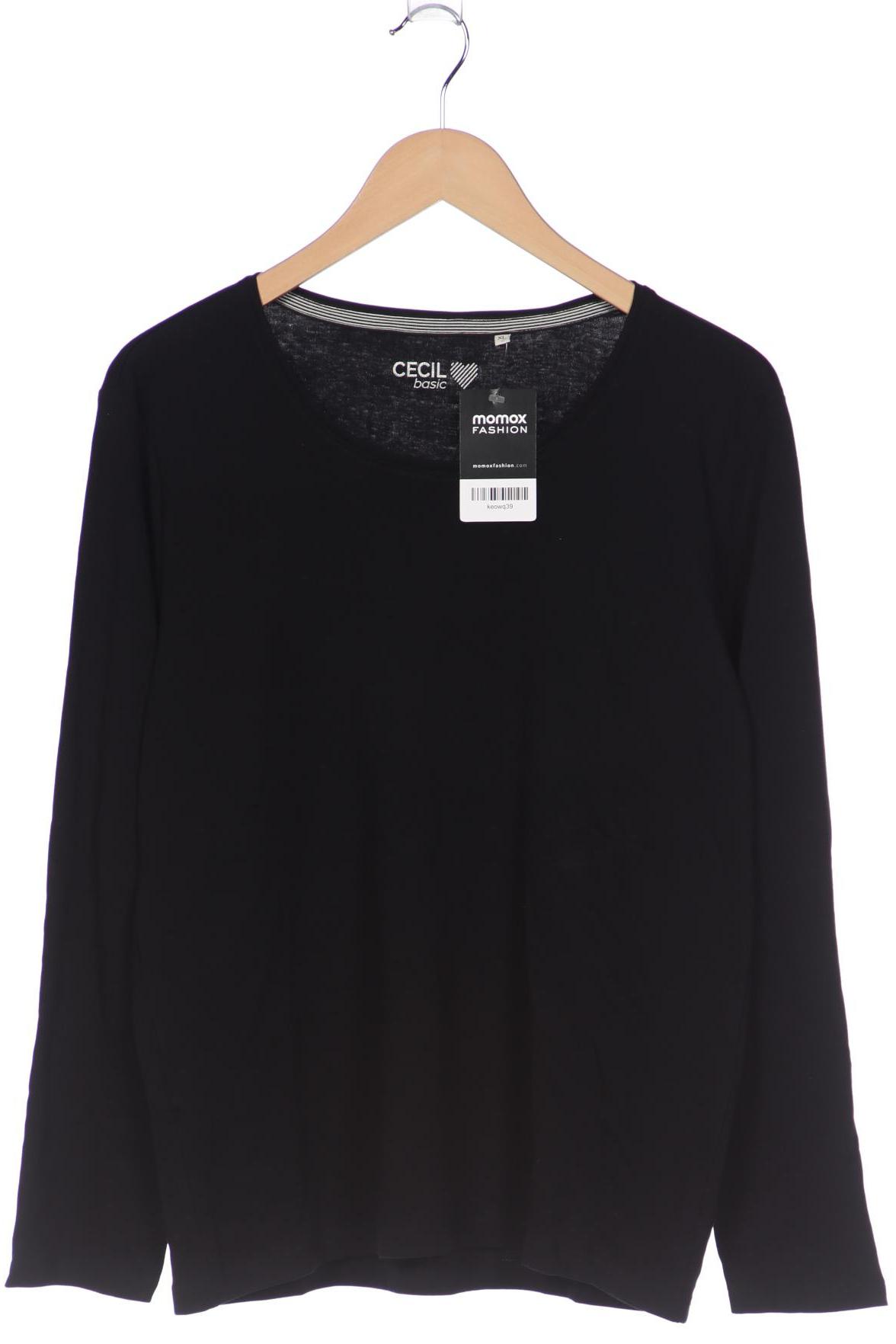 

Cecil Damen Langarmshirt, schwarz, Gr. 44