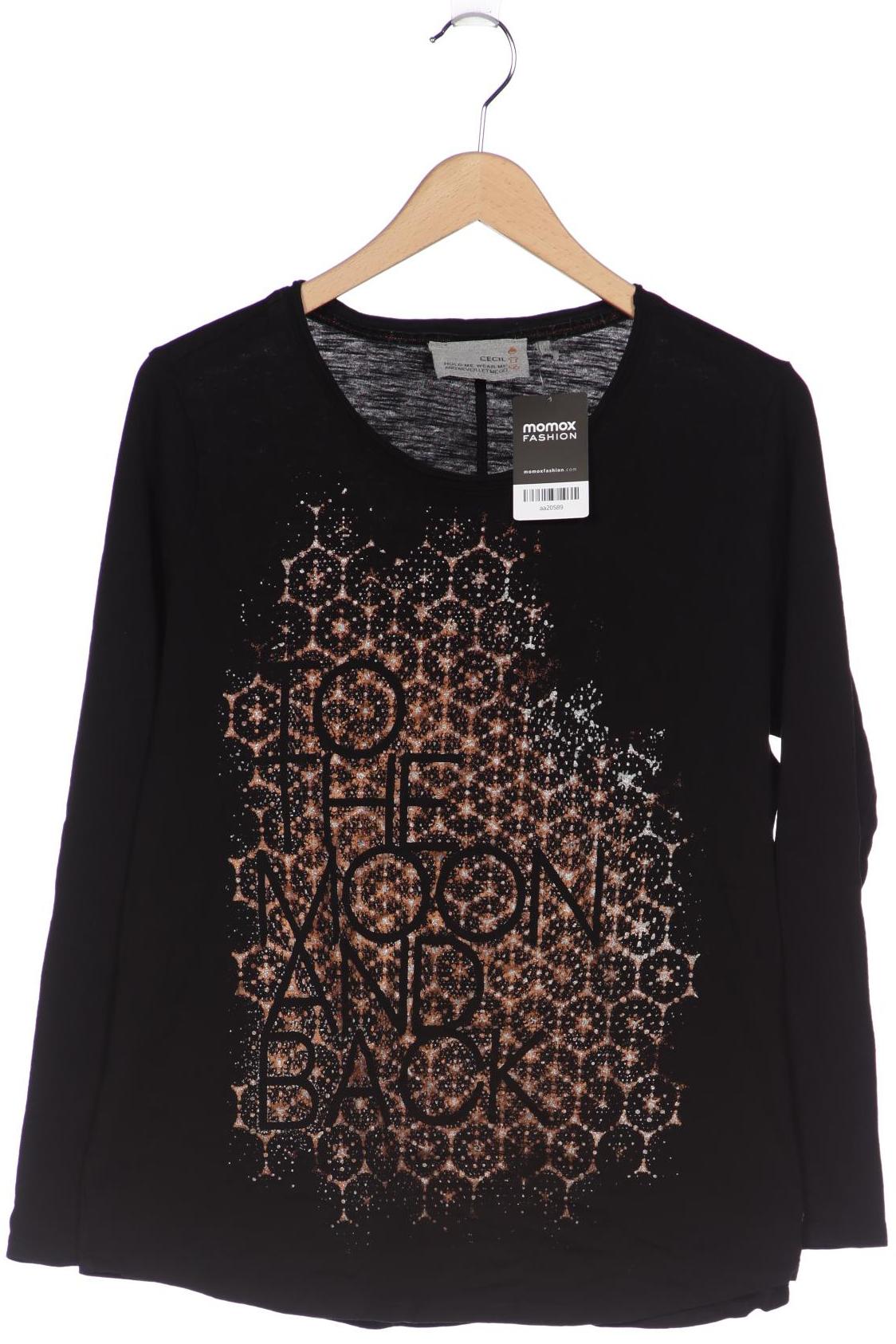 

Cecil Damen Langarmshirt, schwarz, Gr. 34