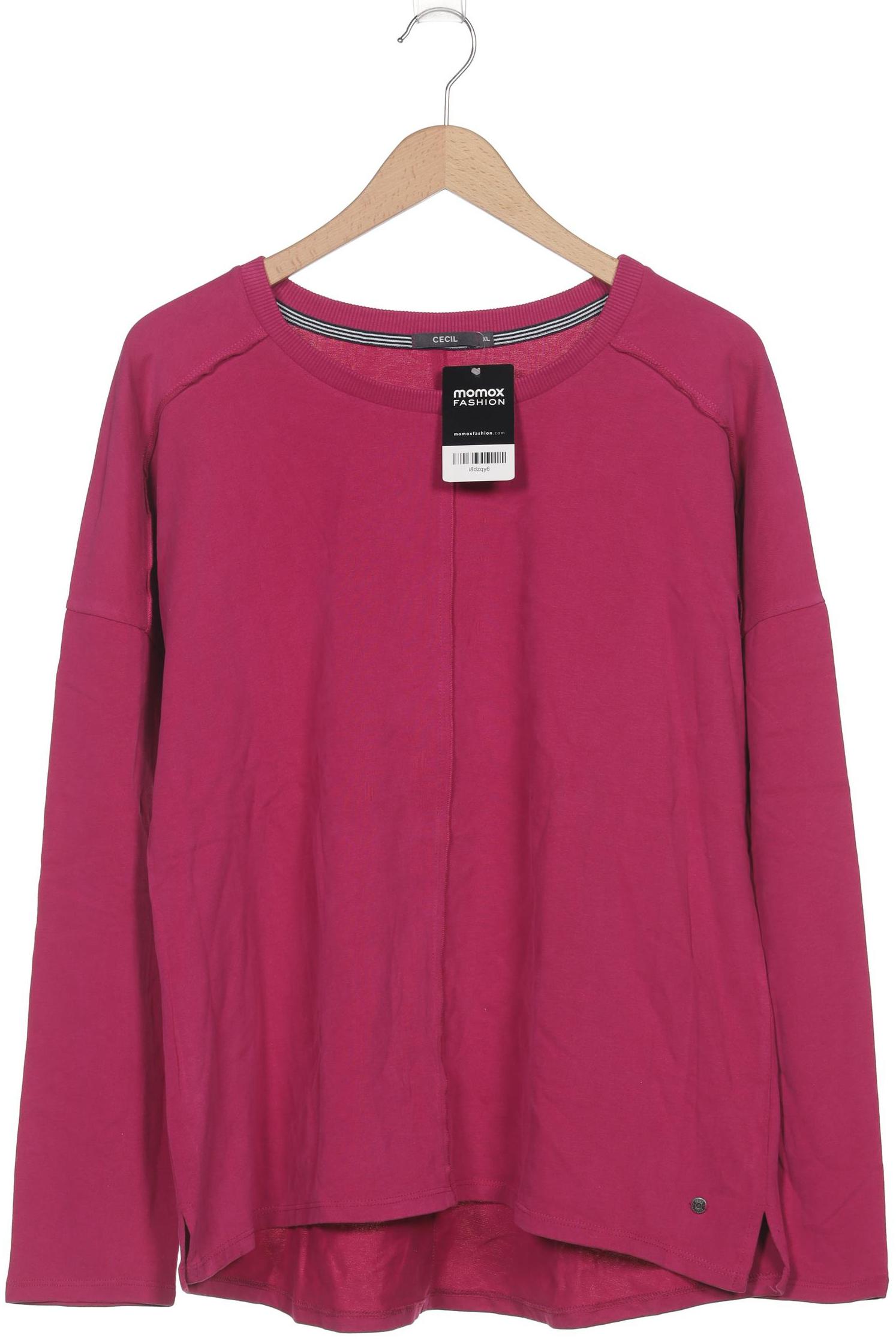 

Cecil Damen Langarmshirt, pink, Gr. 44
