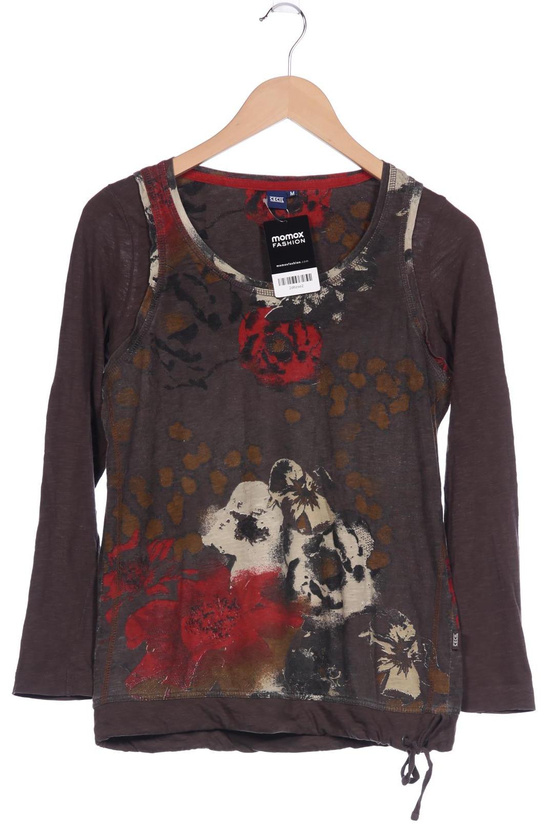 

Cecil Damen Langarmshirt, braun, Gr. 38