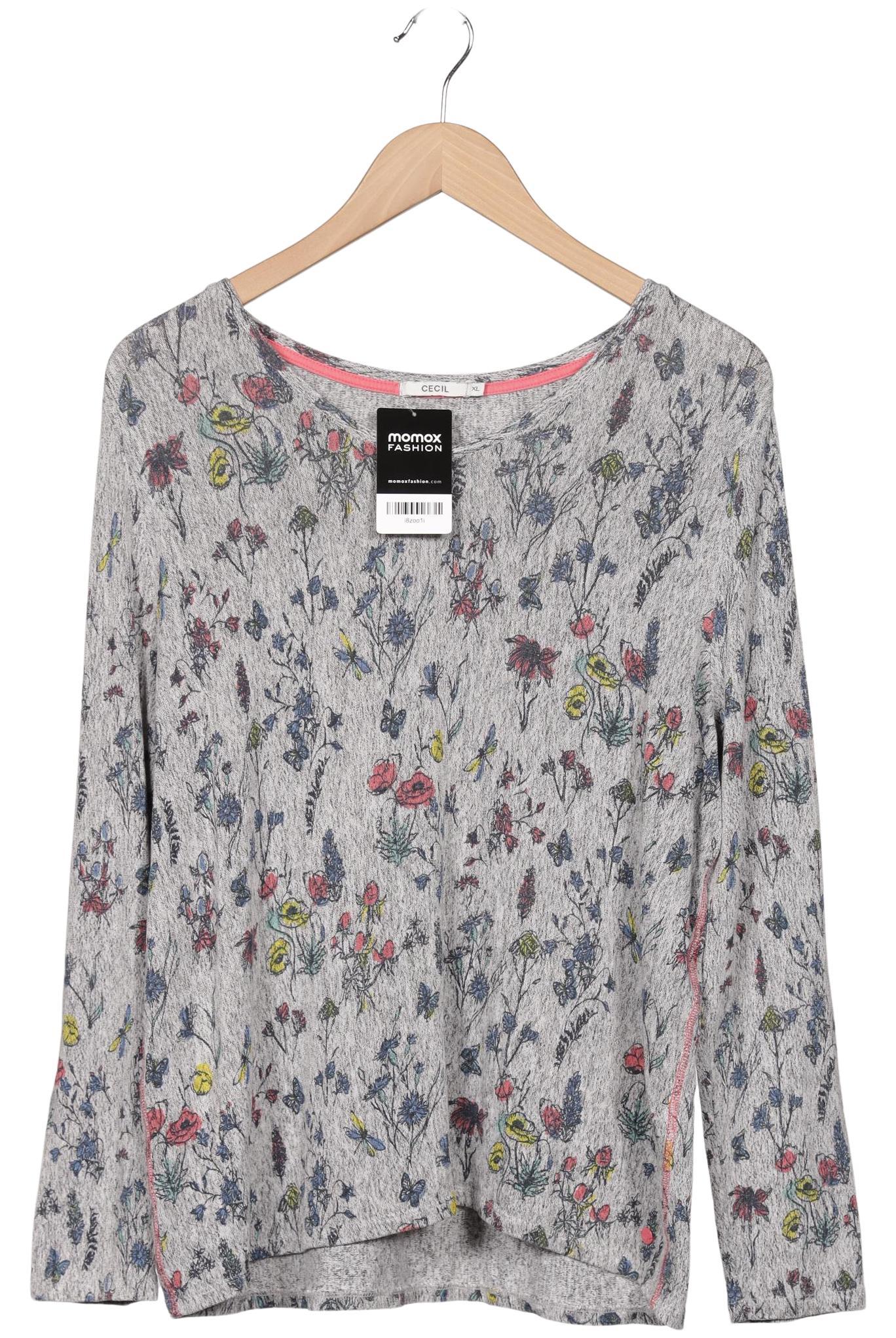 

Cecil Damen Langarmshirt, grau, Gr. 44