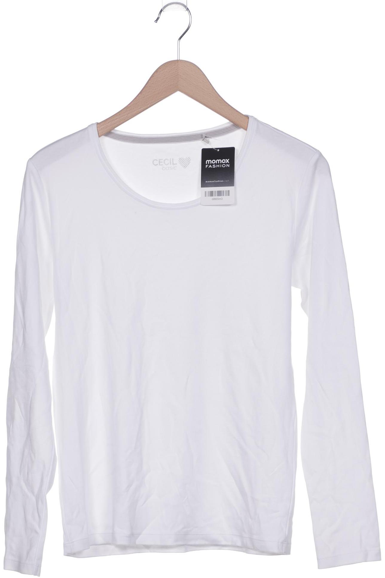 

Cecil Damen Langarmshirt, weiß, Gr. 38
