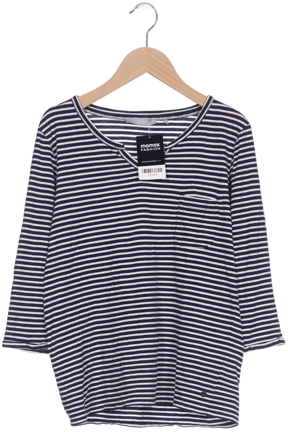 

Cecil Damen Langarmshirt, marineblau, Gr. 38