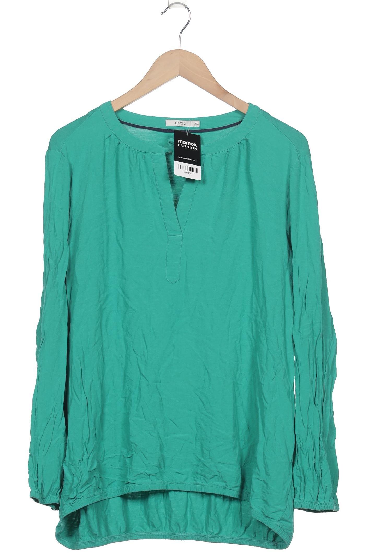

Cecil Damen Langarmshirt, grün, Gr. 46