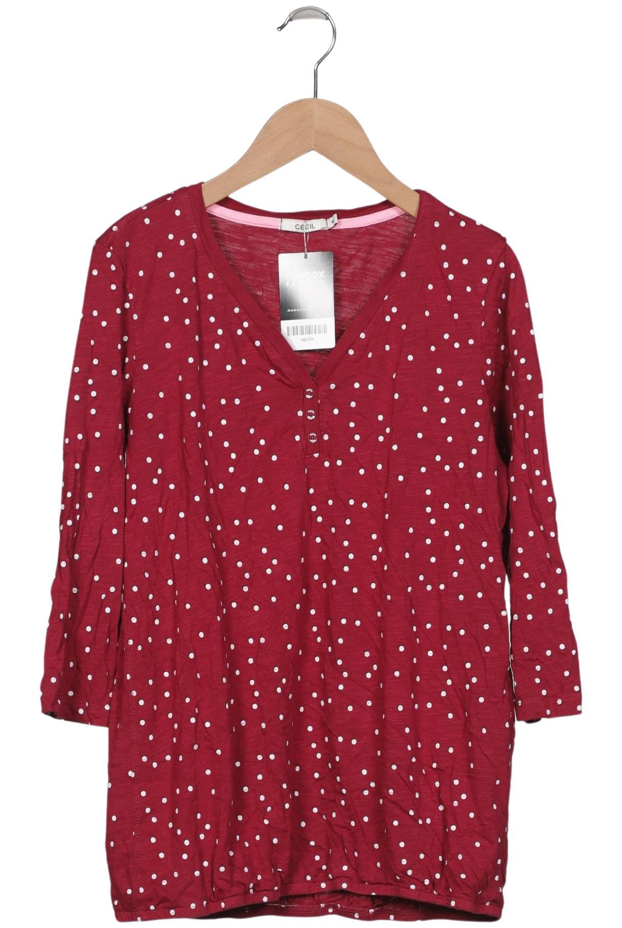 

Cecil Damen Langarmshirt, rot, Gr. 38