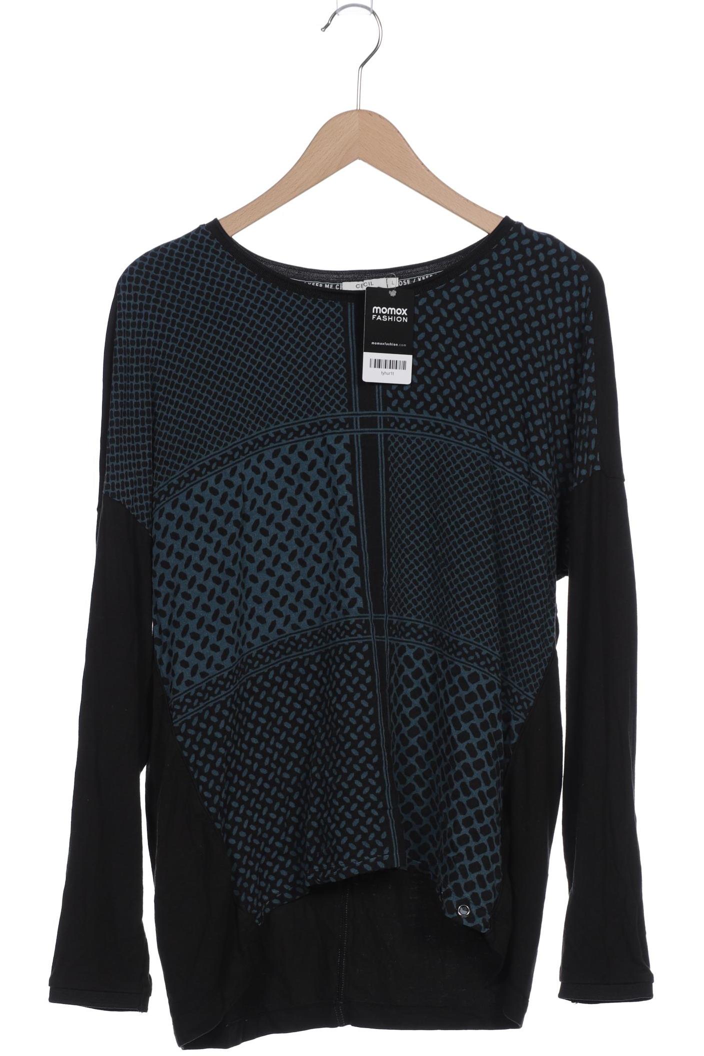 

Cecil Damen Langarmshirt, schwarz, Gr. 42