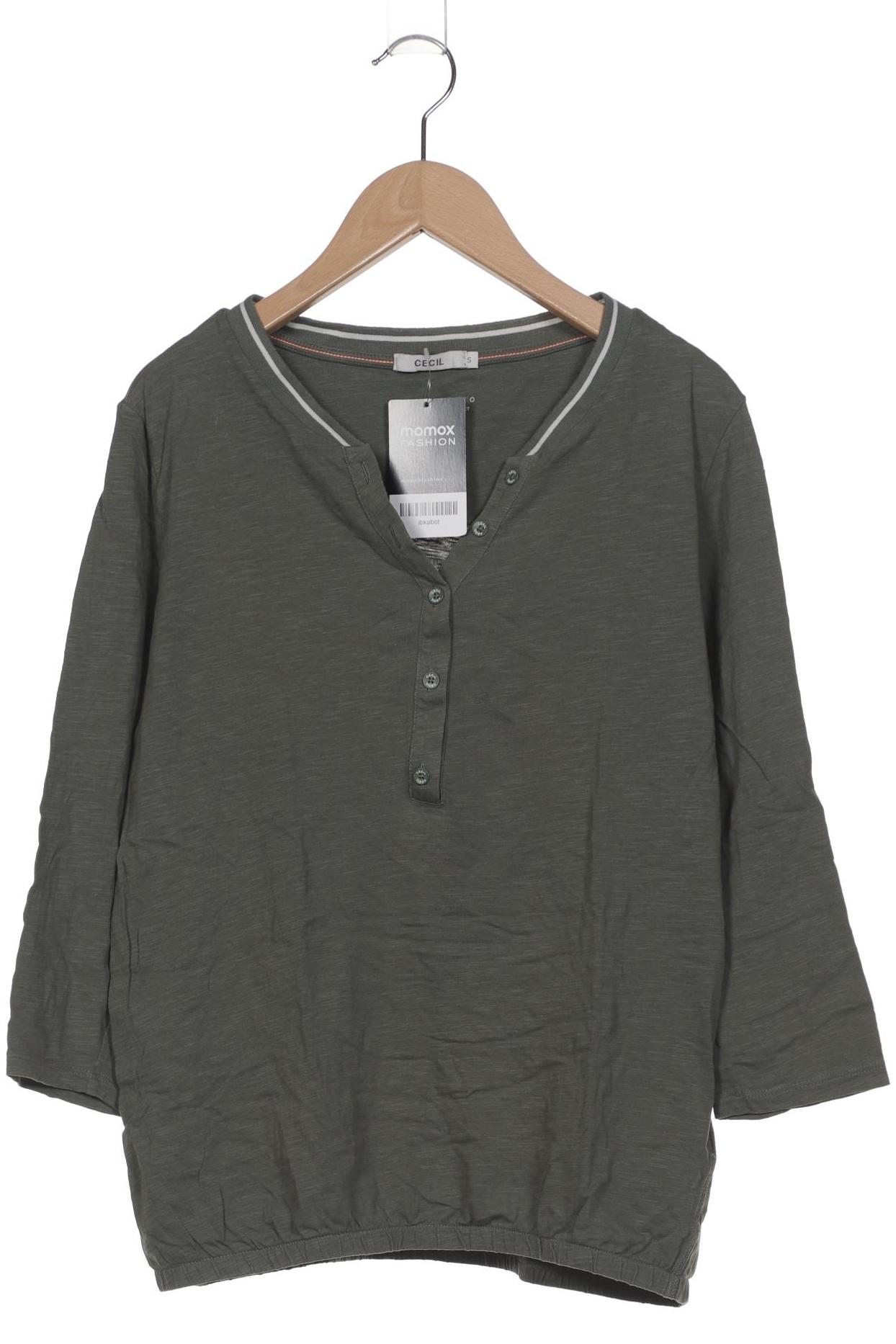 

Cecil Damen Langarmshirt, türkis, Gr. 36