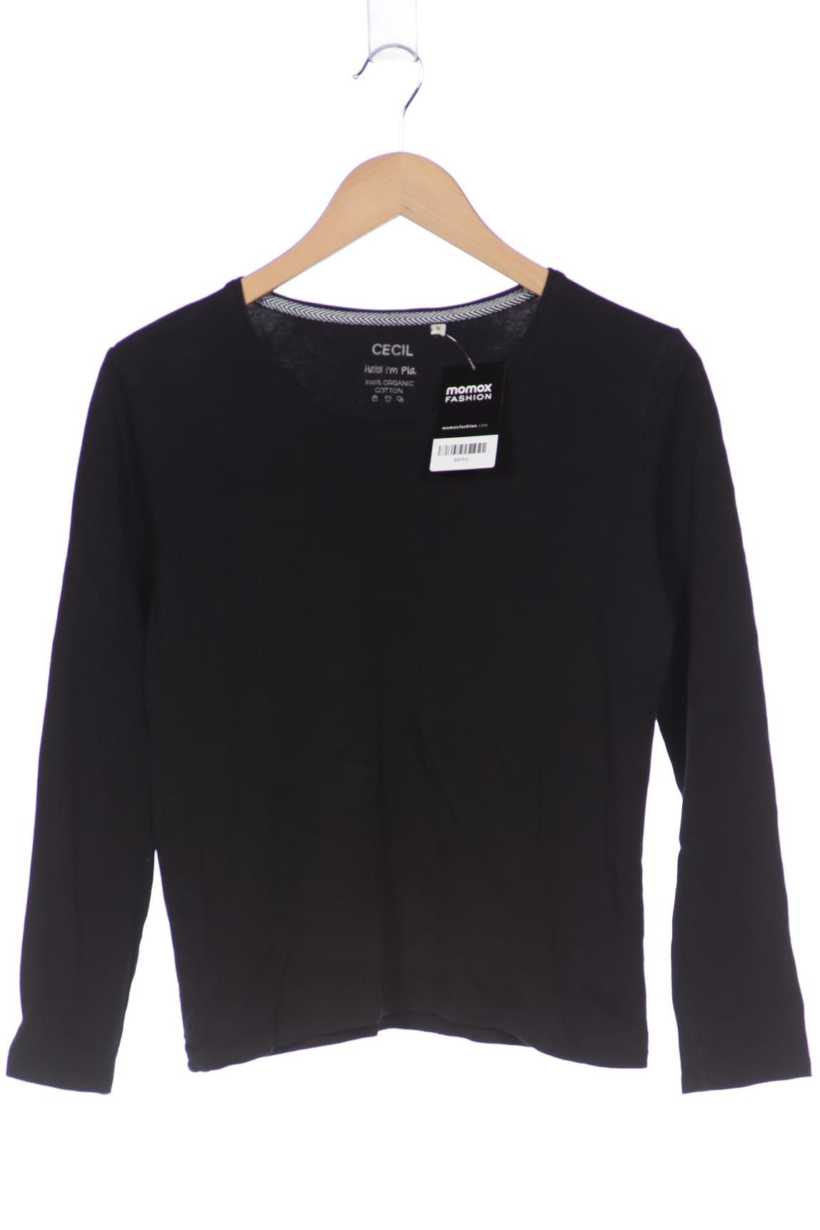 

Cecil Damen Langarmshirt, schwarz, Gr. 36