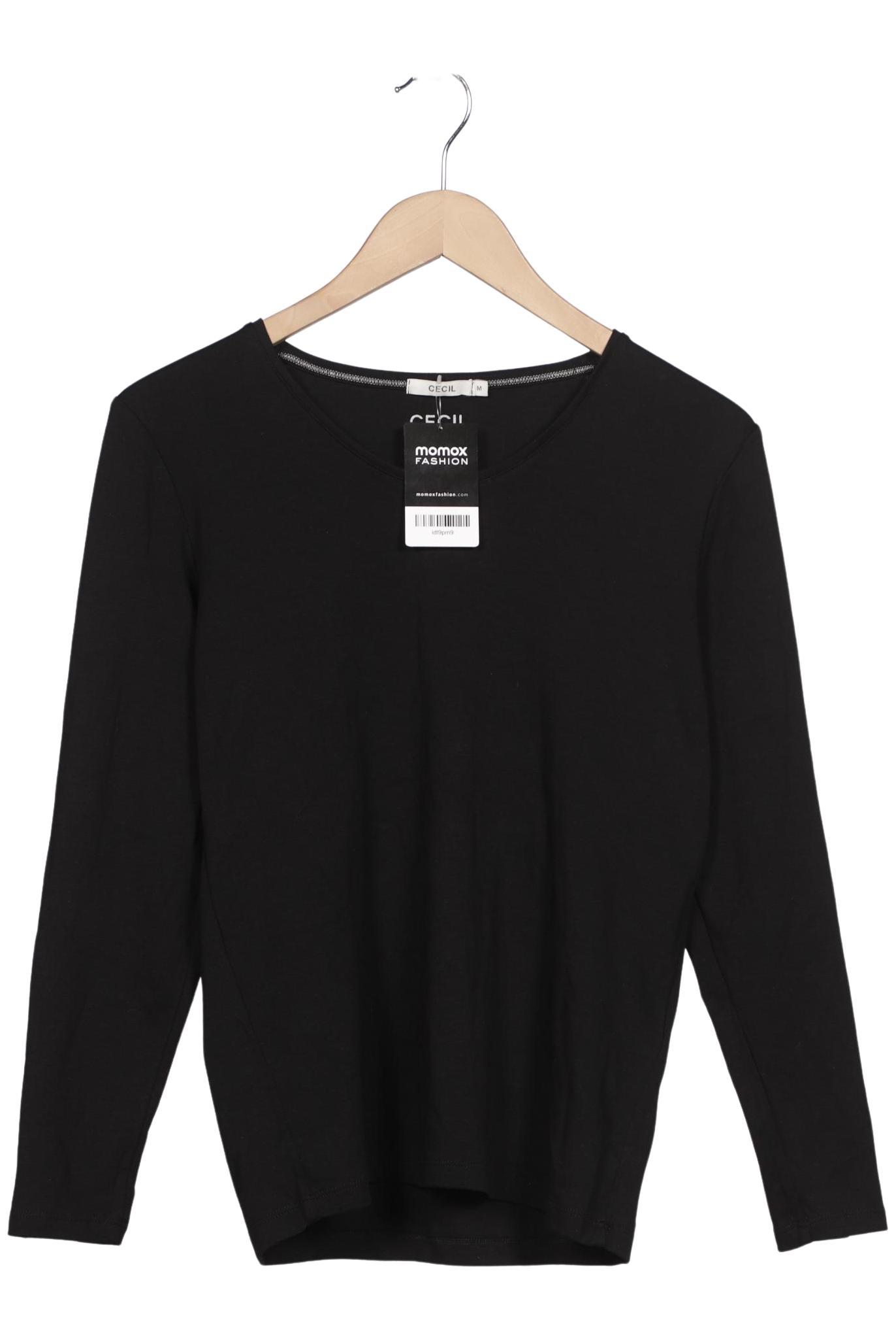 

Cecil Damen Langarmshirt, schwarz, Gr. 38