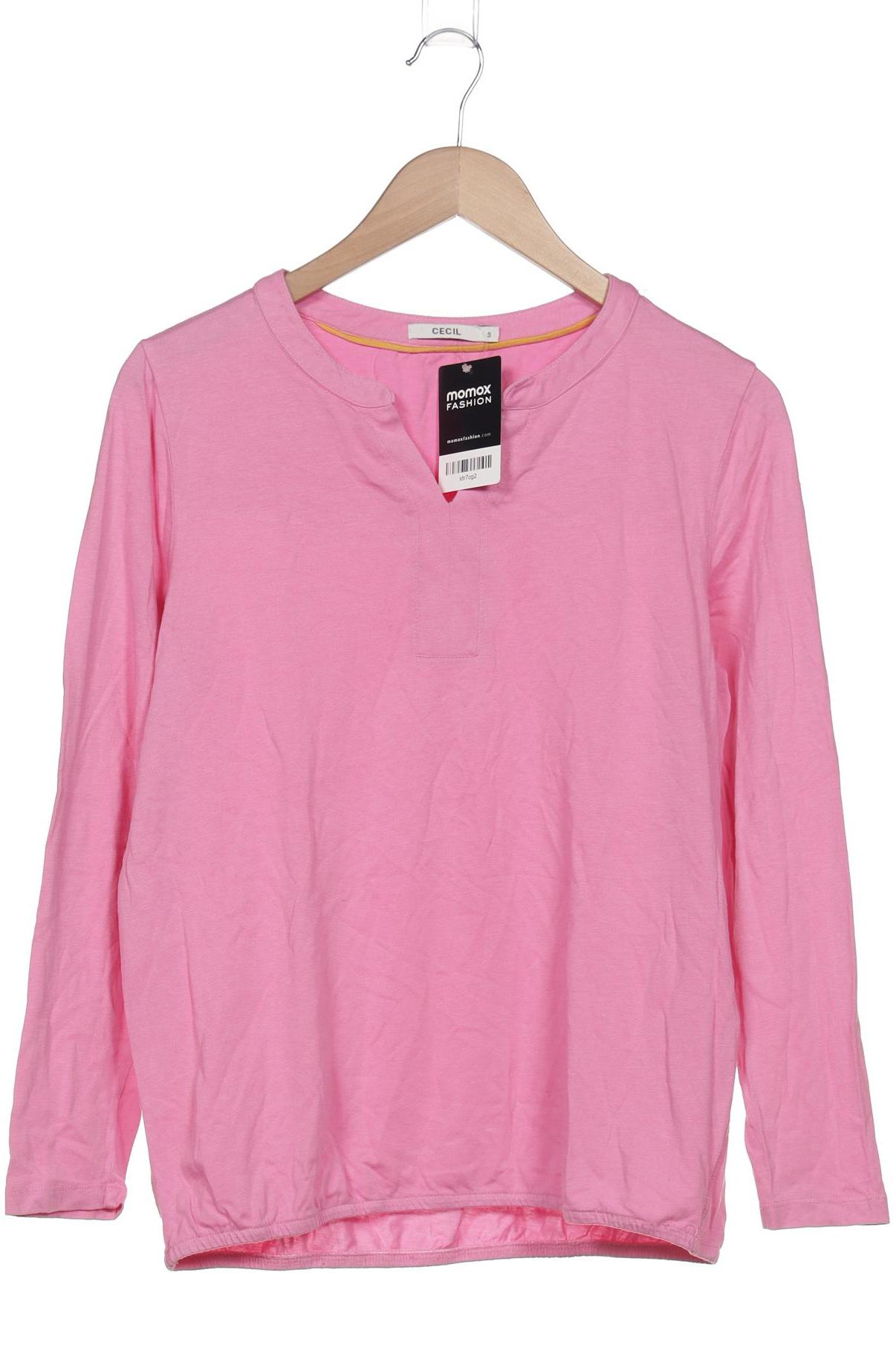 

Cecil Damen Langarmshirt, pink, Gr. 36