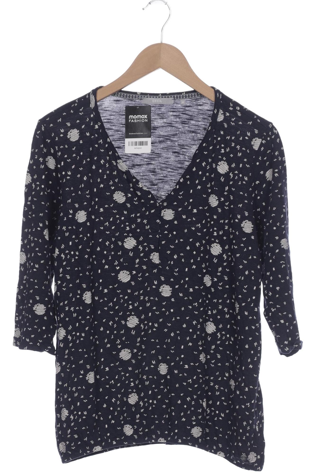 

Cecil Damen Langarmshirt, marineblau, Gr. 38