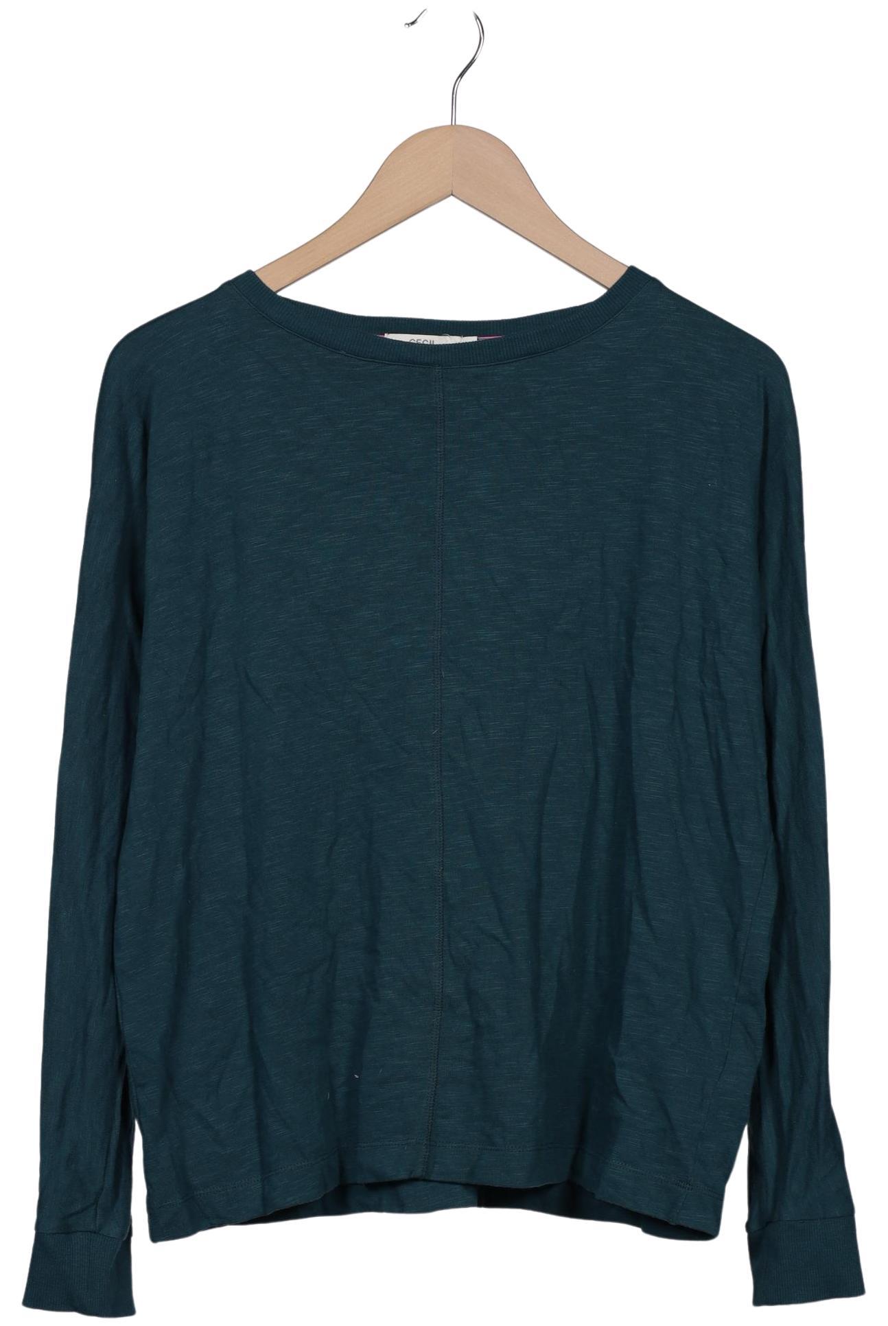 

Cecil Damen Langarmshirt, türkis, Gr. 42