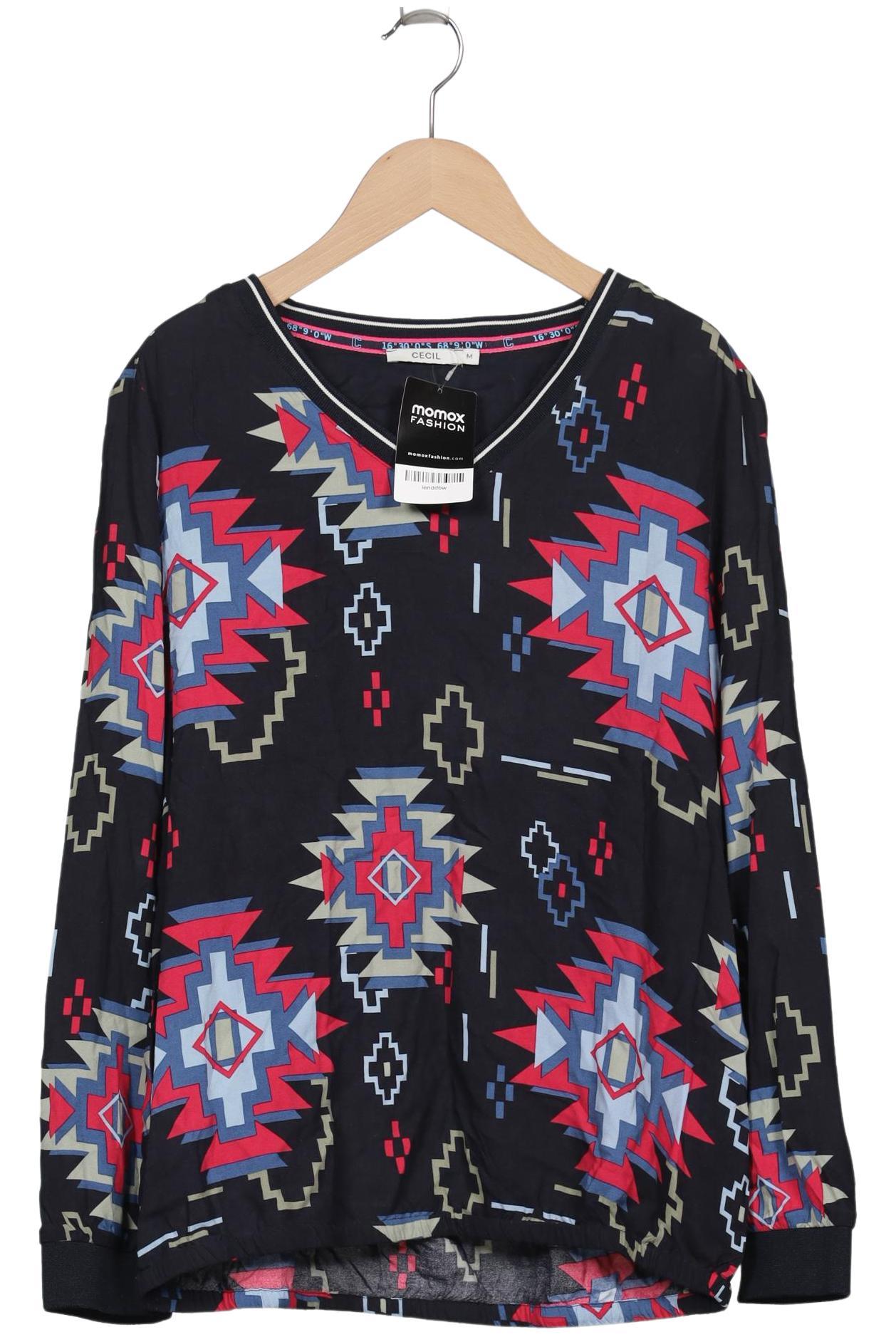 

Cecil Damen Langarmshirt, marineblau, Gr. 38
