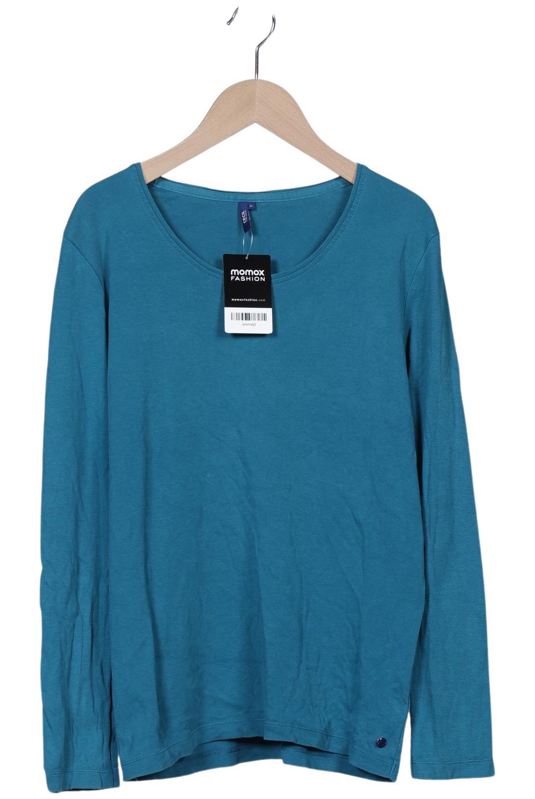 

Cecil Damen Langarmshirt, türkis, Gr. 38
