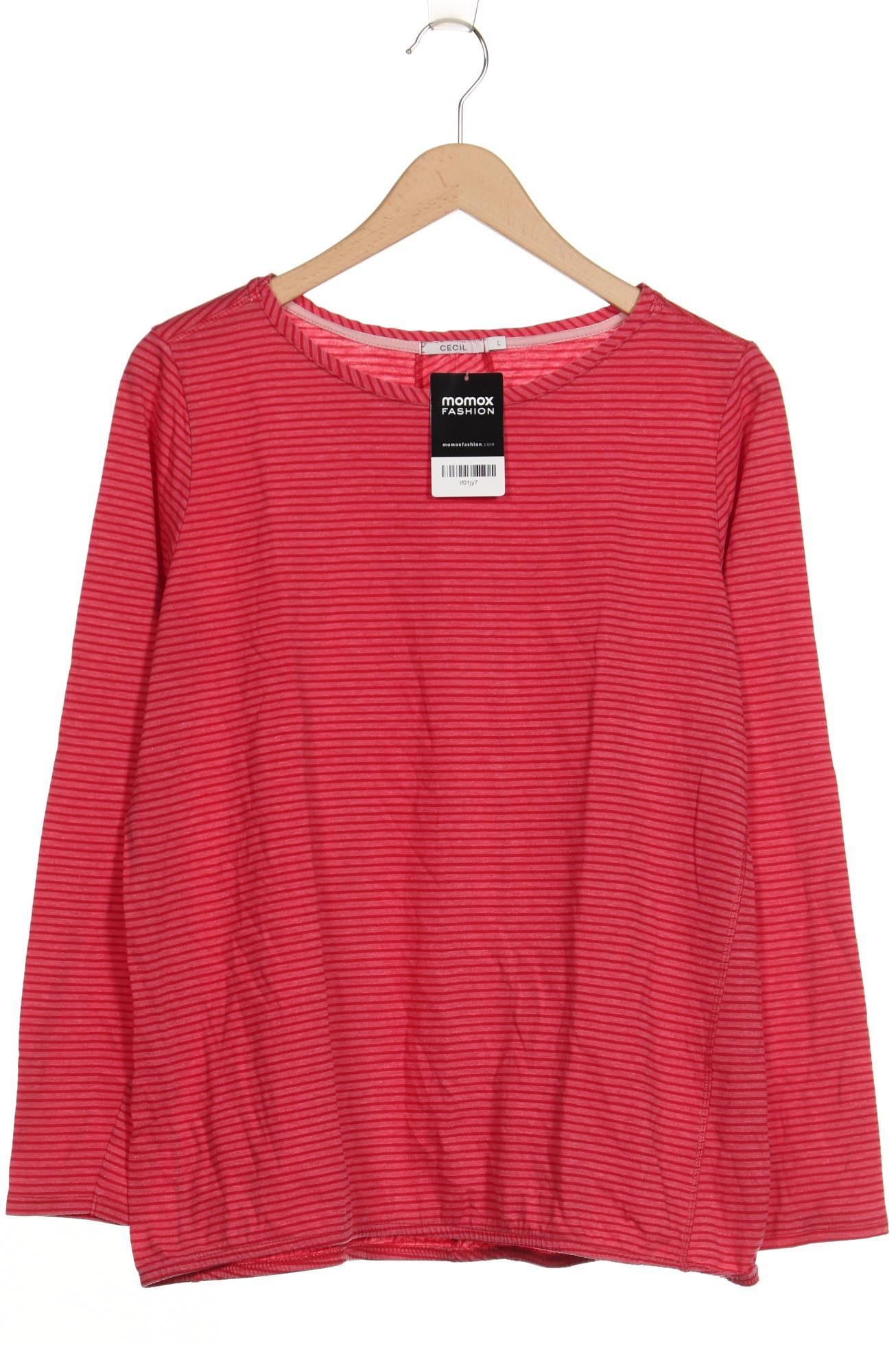 

Cecil Damen Langarmshirt, rot, Gr. 42