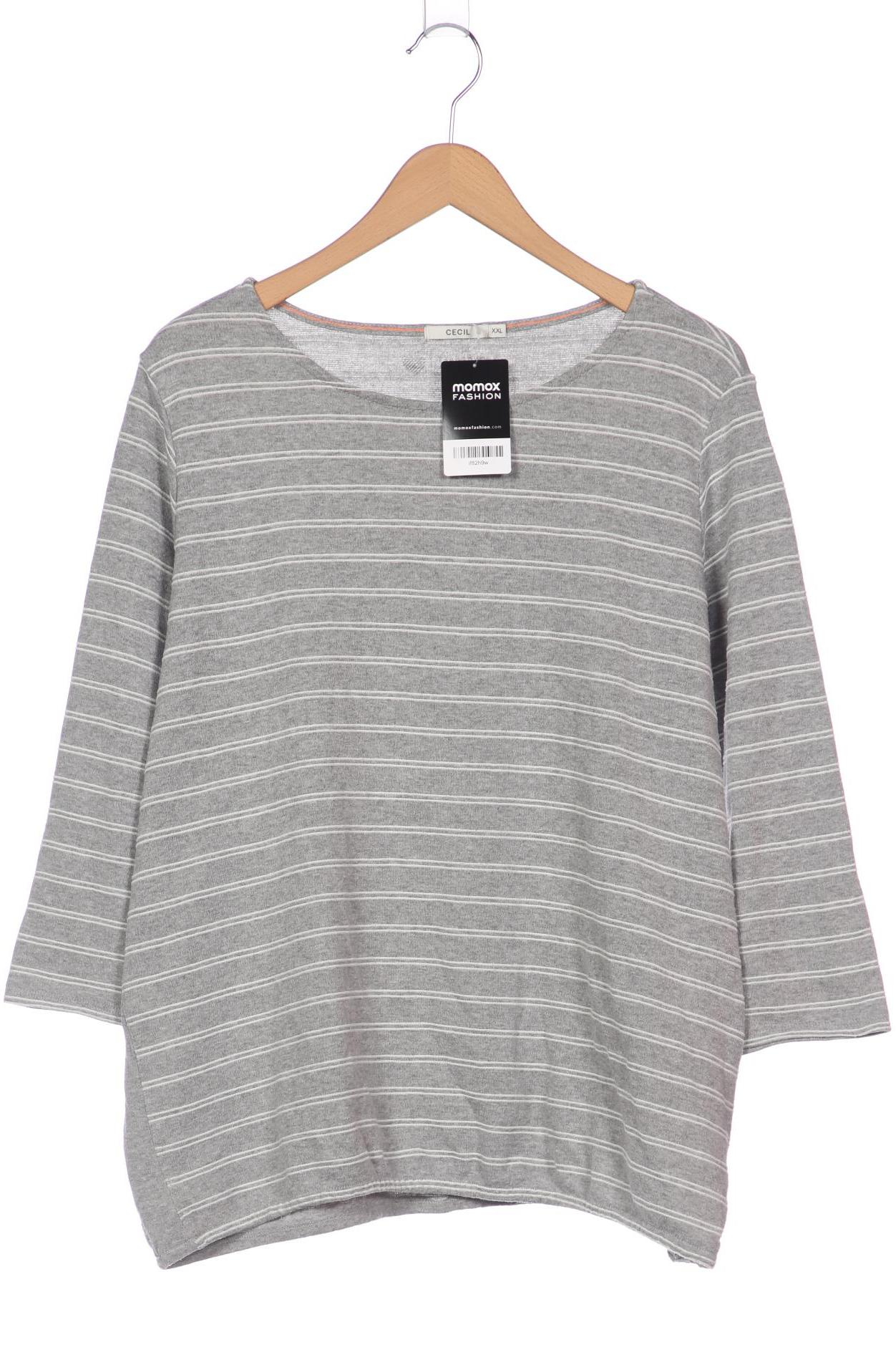 

Cecil Damen Langarmshirt, grau, Gr. 46