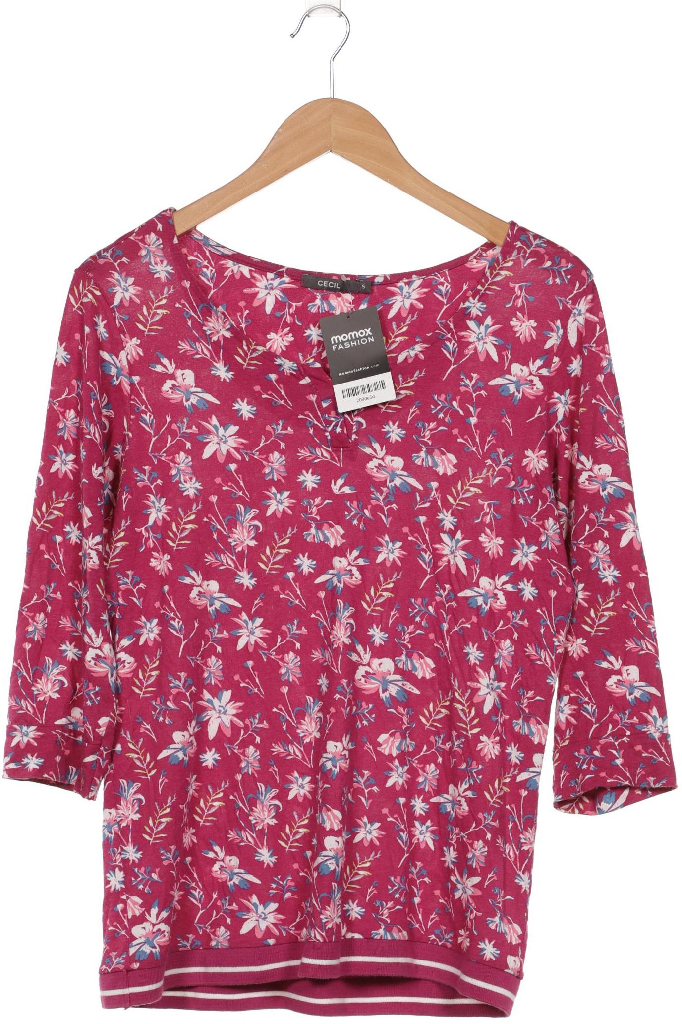 

Cecil Damen Langarmshirt, pink, Gr. 36
