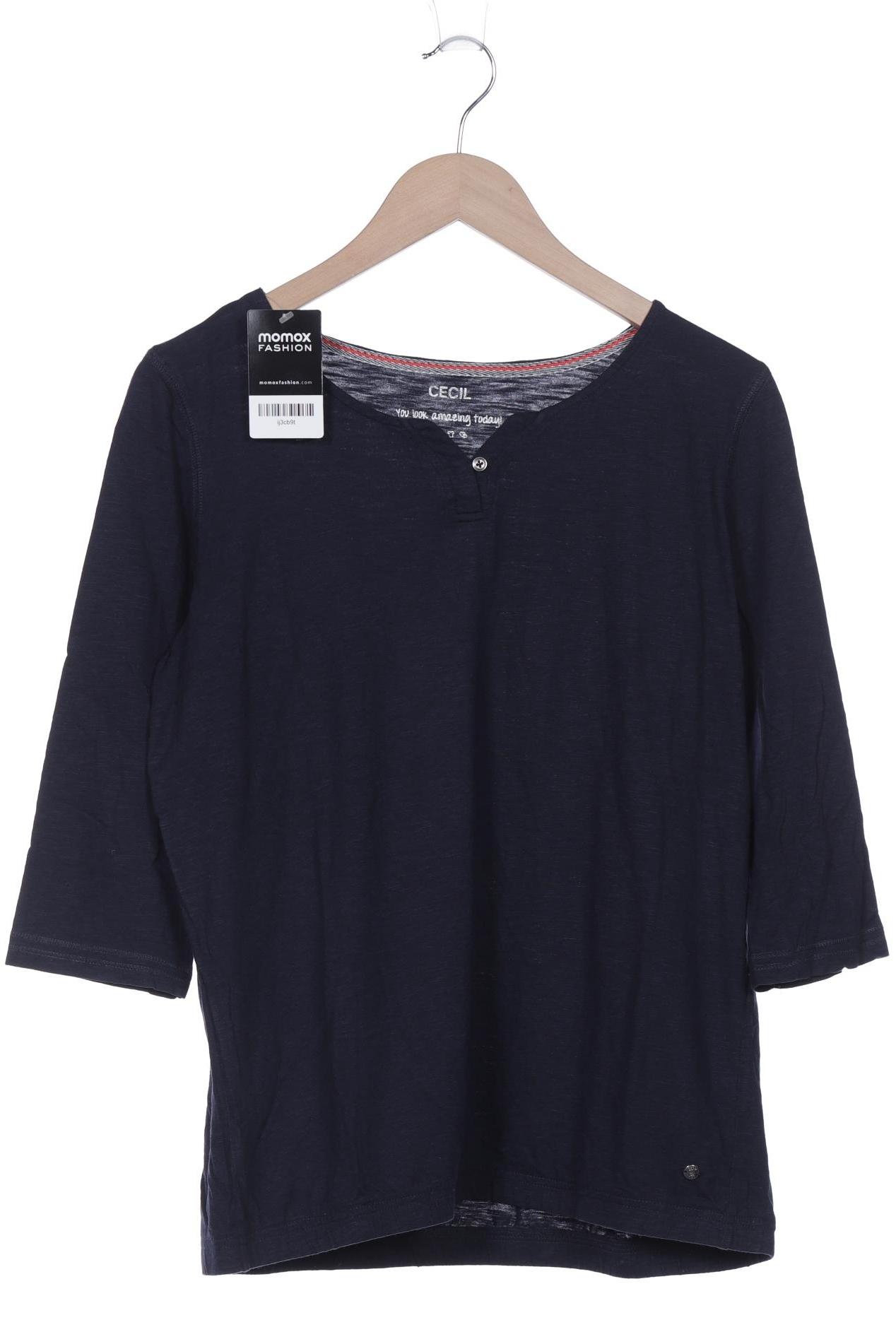 

Cecil Damen Langarmshirt, marineblau, Gr. 44