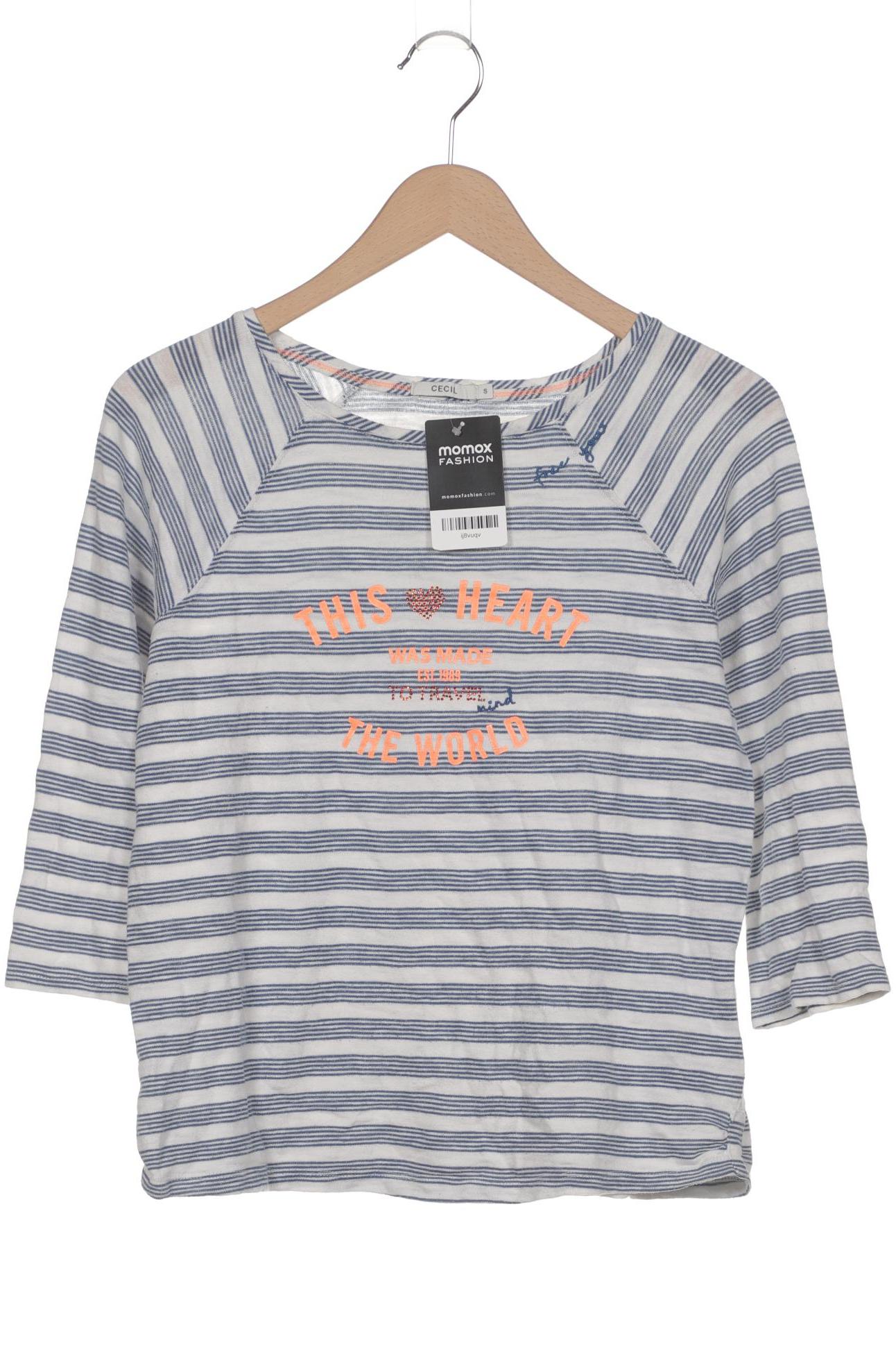 

Cecil Damen Langarmshirt, weiß, Gr. 36