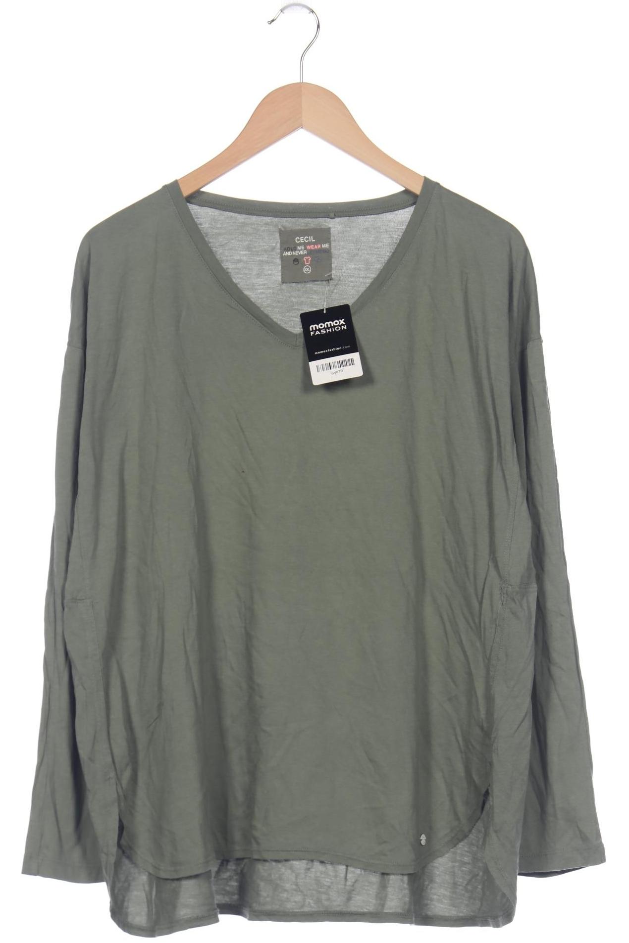 

Cecil Damen Langarmshirt, grün, Gr. 46
