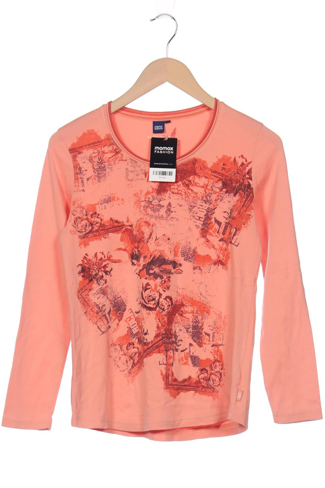 

CECIL Damen Langarmshirt, orange