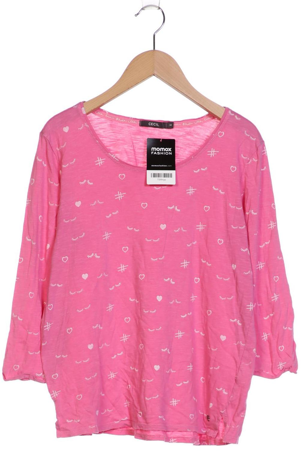 

Cecil Damen Langarmshirt, pink, Gr. 38