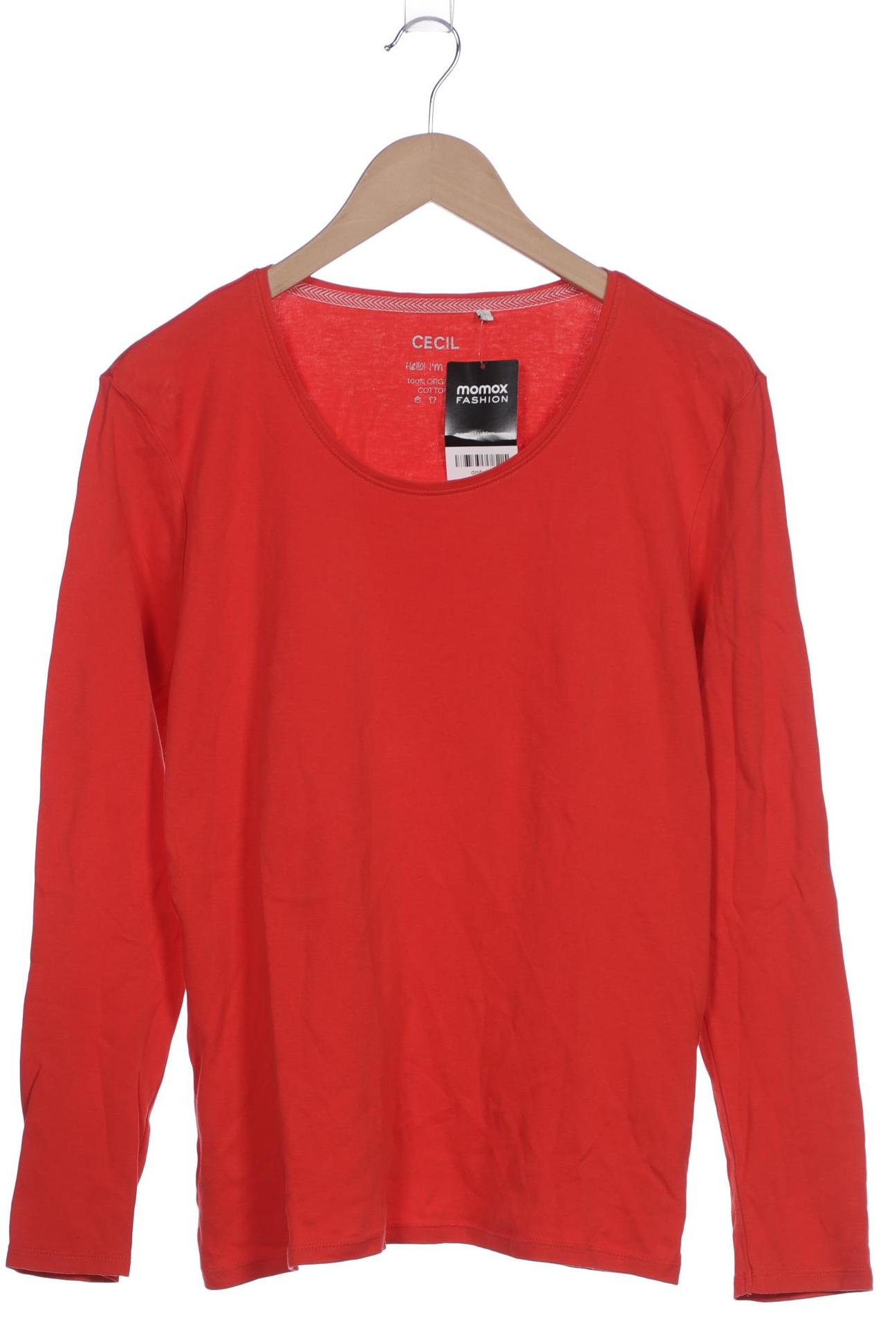 

Cecil Damen Langarmshirt, rot, Gr. 44
