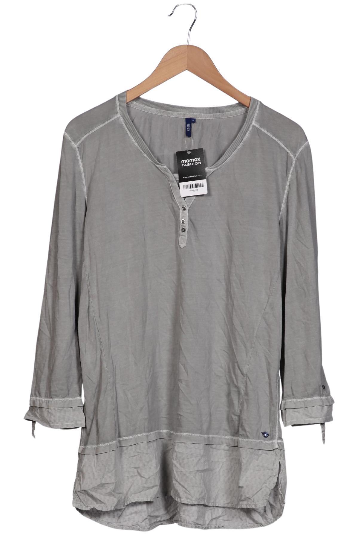 

Cecil Damen Langarmshirt, grau, Gr. 44