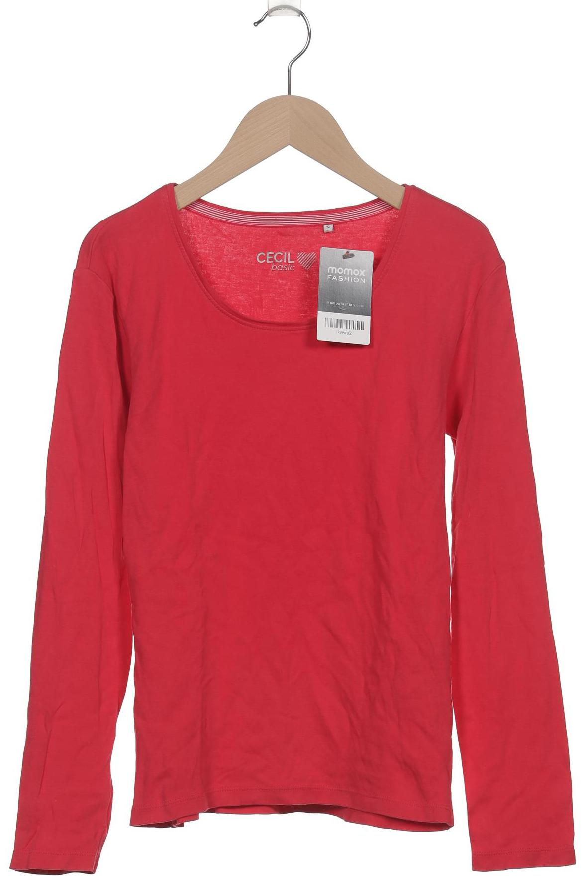 

Cecil Damen Langarmshirt, pink, Gr. 36