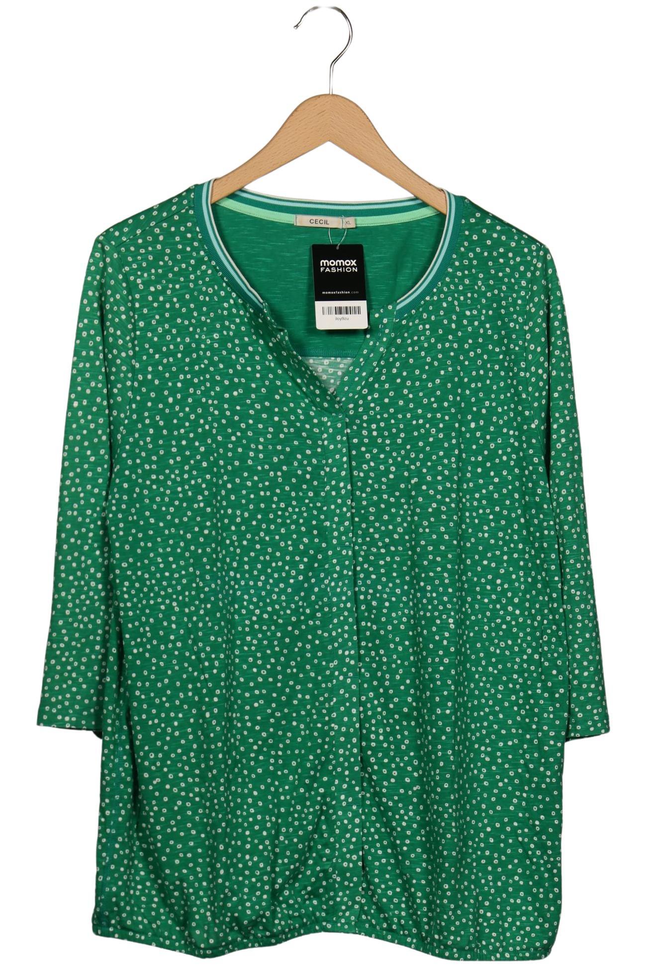

Cecil Damen Langarmshirt, grün, Gr. 44