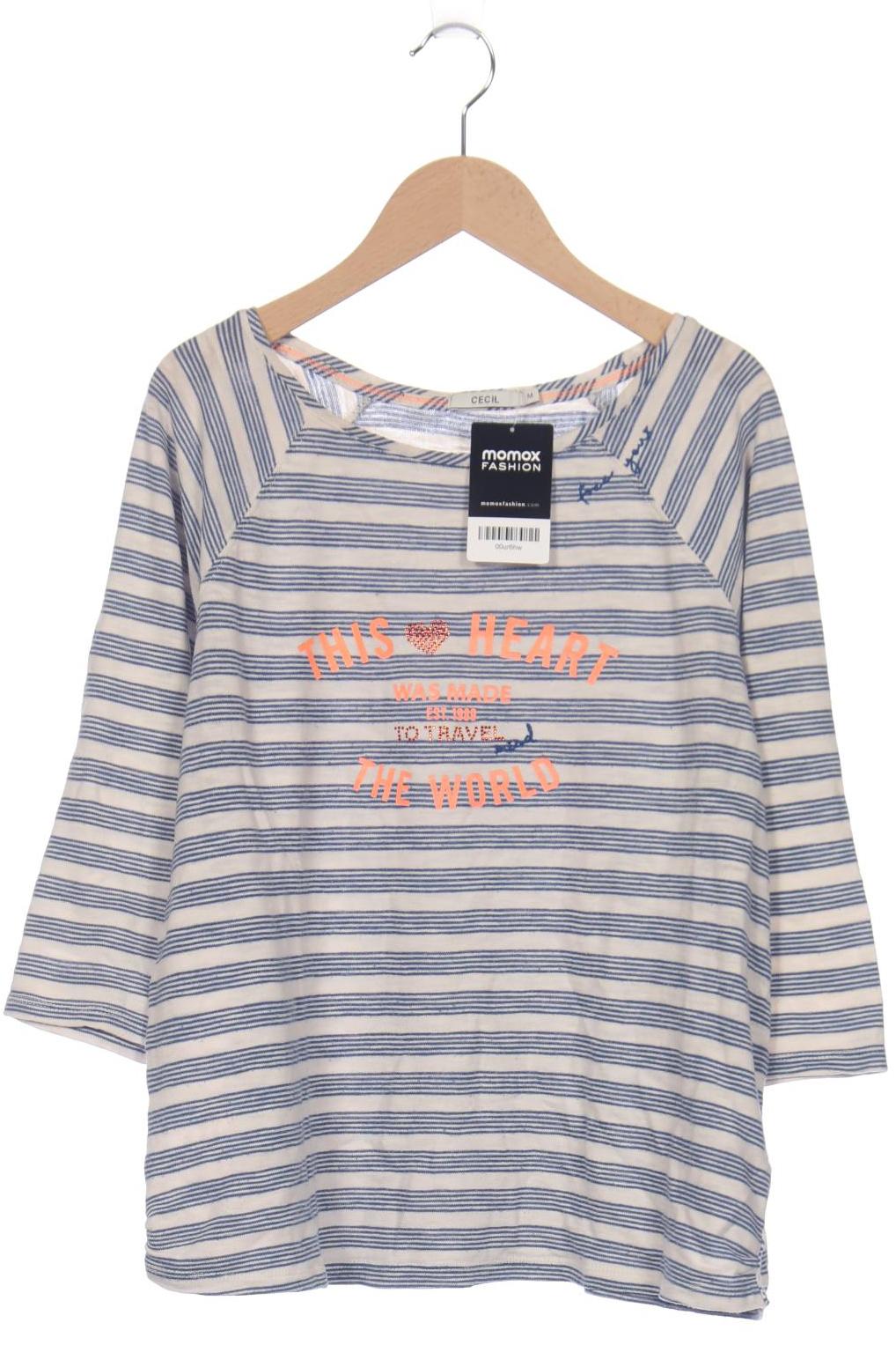 

Cecil Damen Langarmshirt, blau, Gr. 38