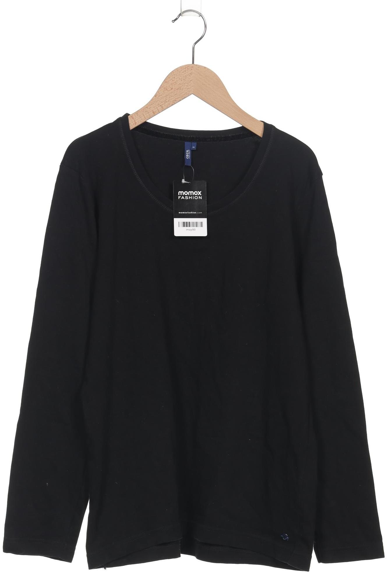 

Cecil Damen Langarmshirt, schwarz, Gr. 44