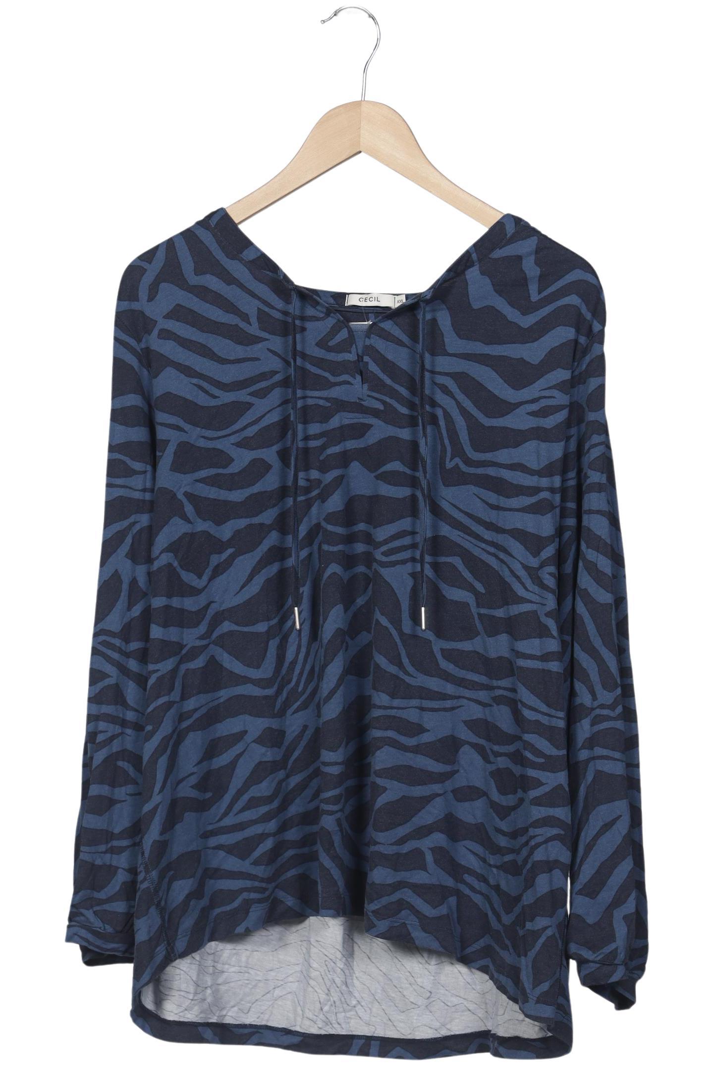 

Cecil Damen Langarmshirt, marineblau, Gr. 46