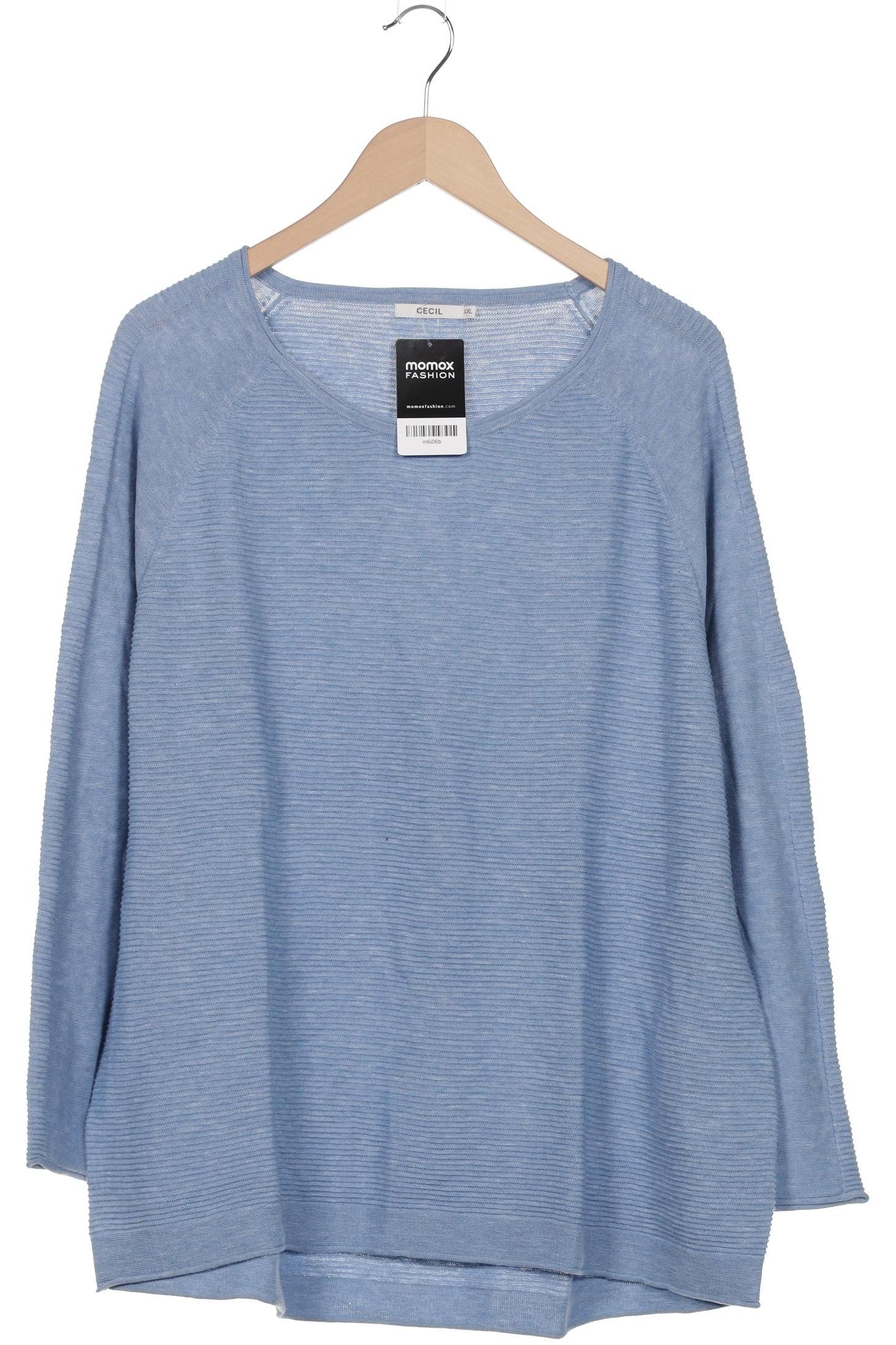 

Cecil Damen Langarmshirt, hellblau, Gr. 46