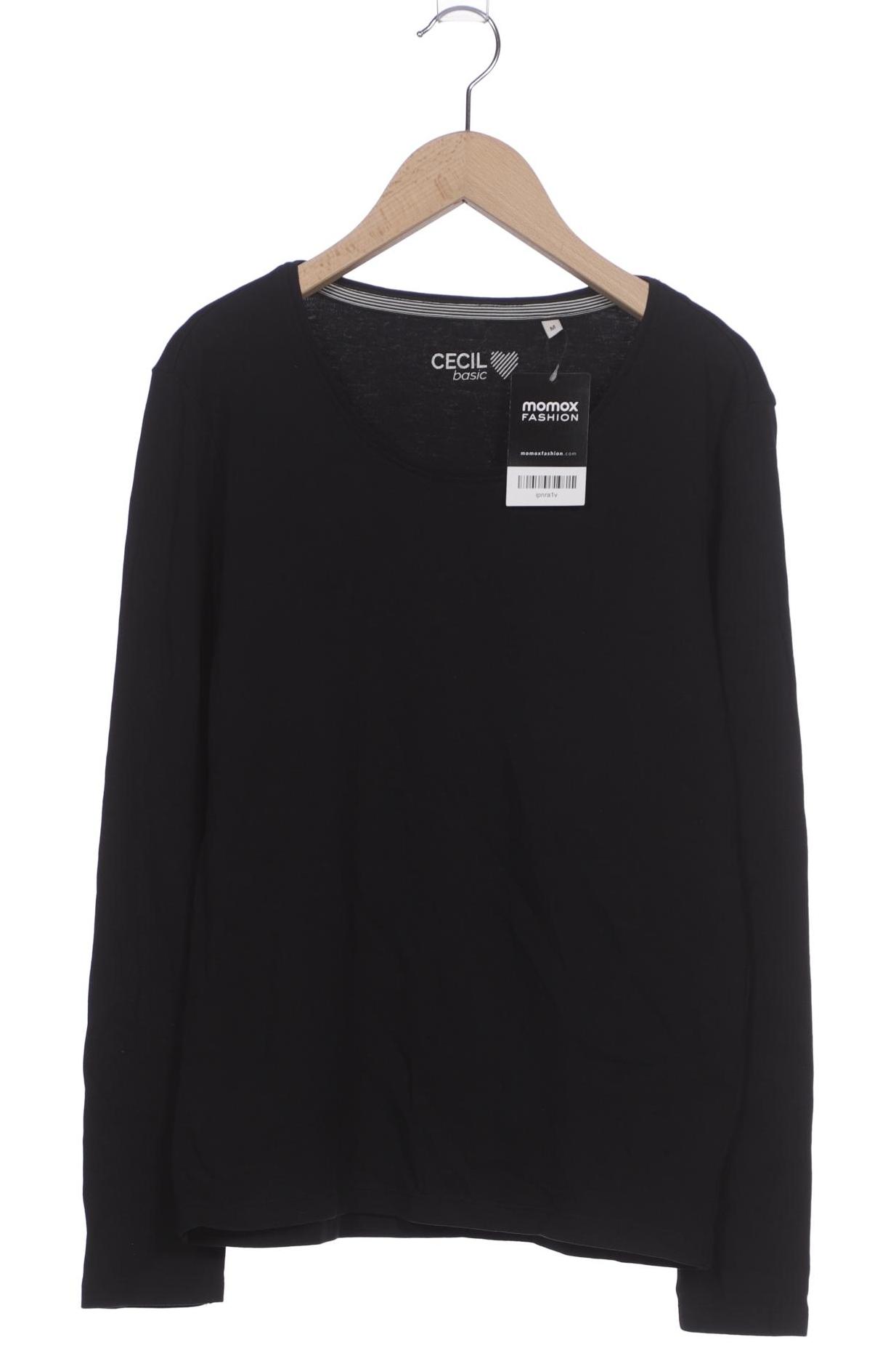 

Cecil Damen Langarmshirt, schwarz, Gr. 38
