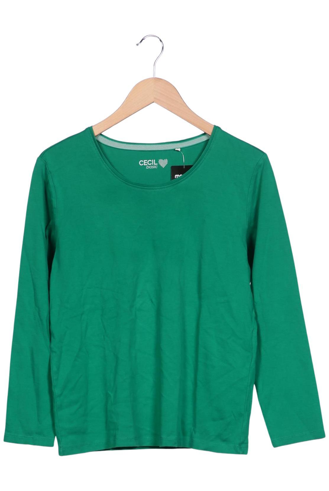 

Cecil Damen Langarmshirt, grün, Gr. 44
