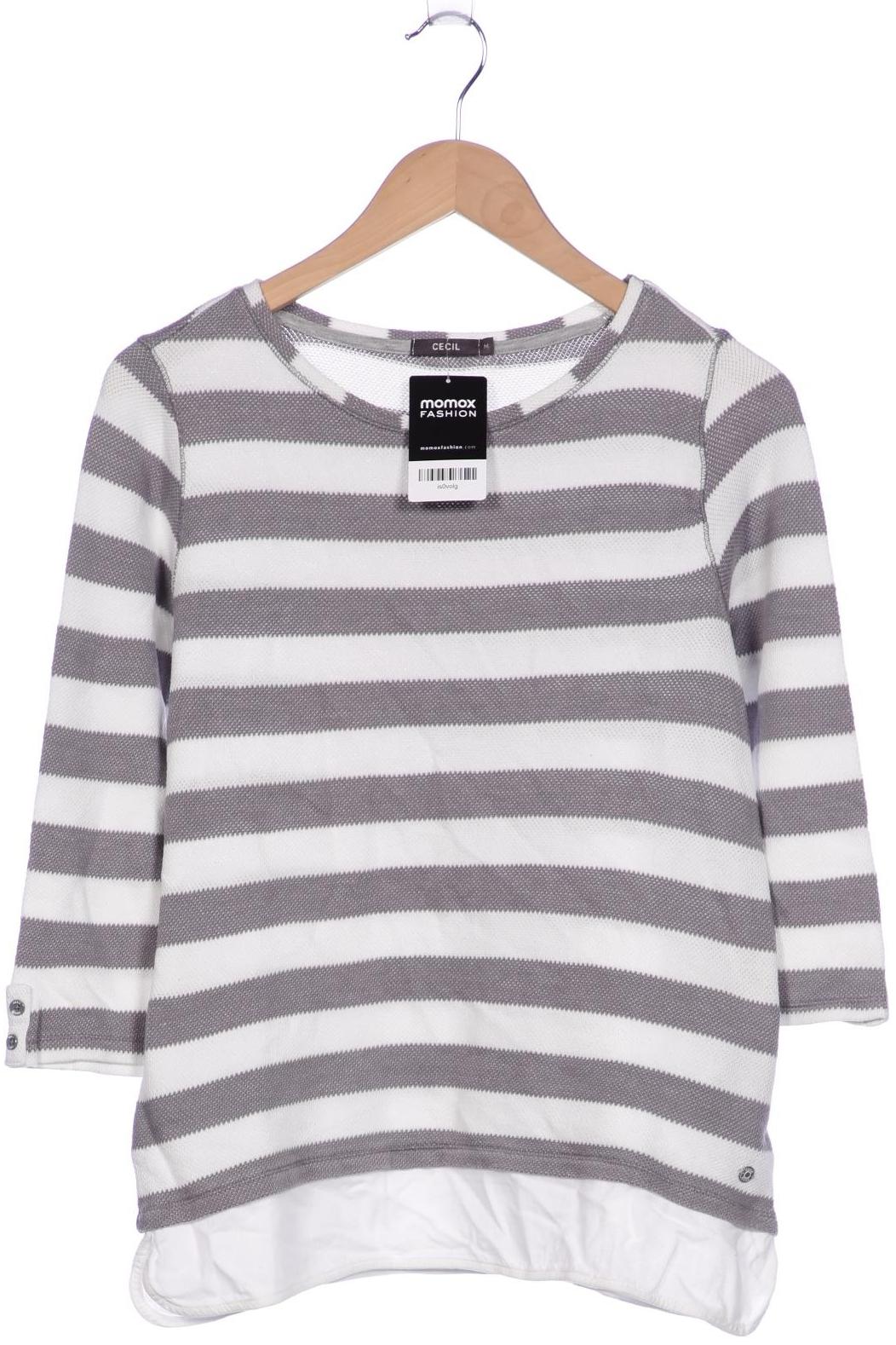 

Cecil Damen Langarmshirt, grau, Gr. 38