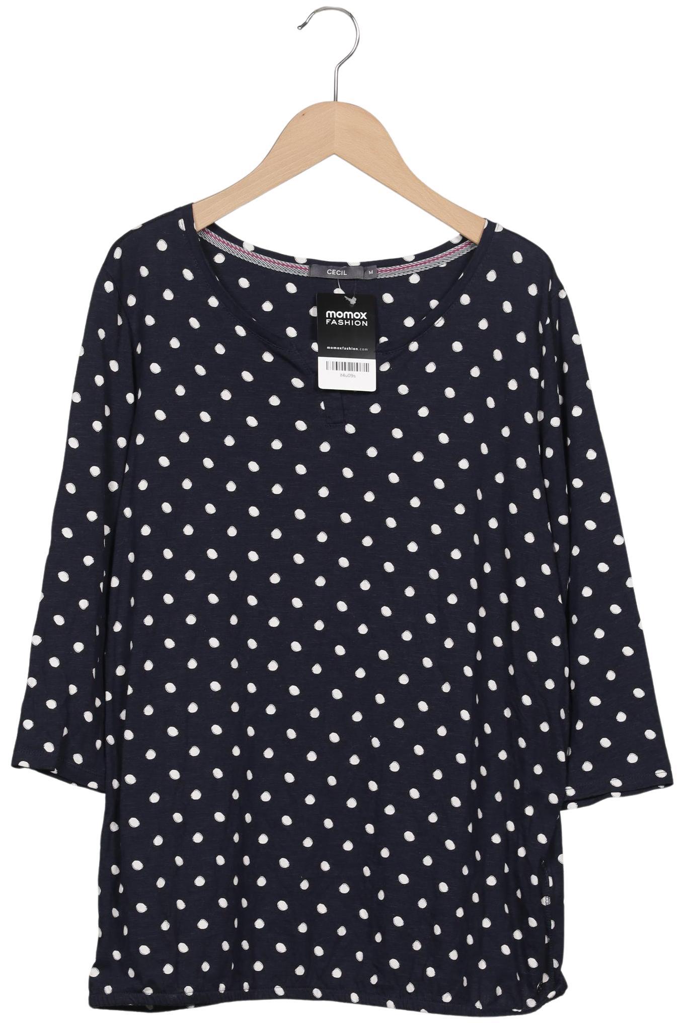 

Cecil Damen Langarmshirt, marineblau, Gr. 38