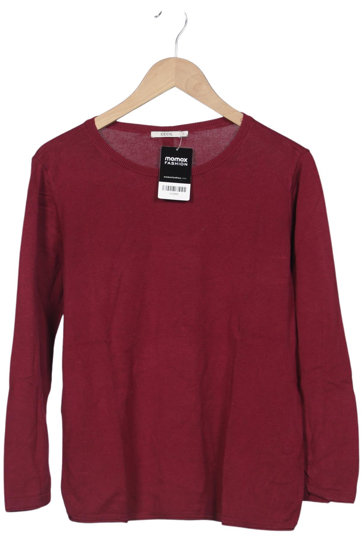 

Cecil Damen Langarmshirt, bordeaux, Gr. 42