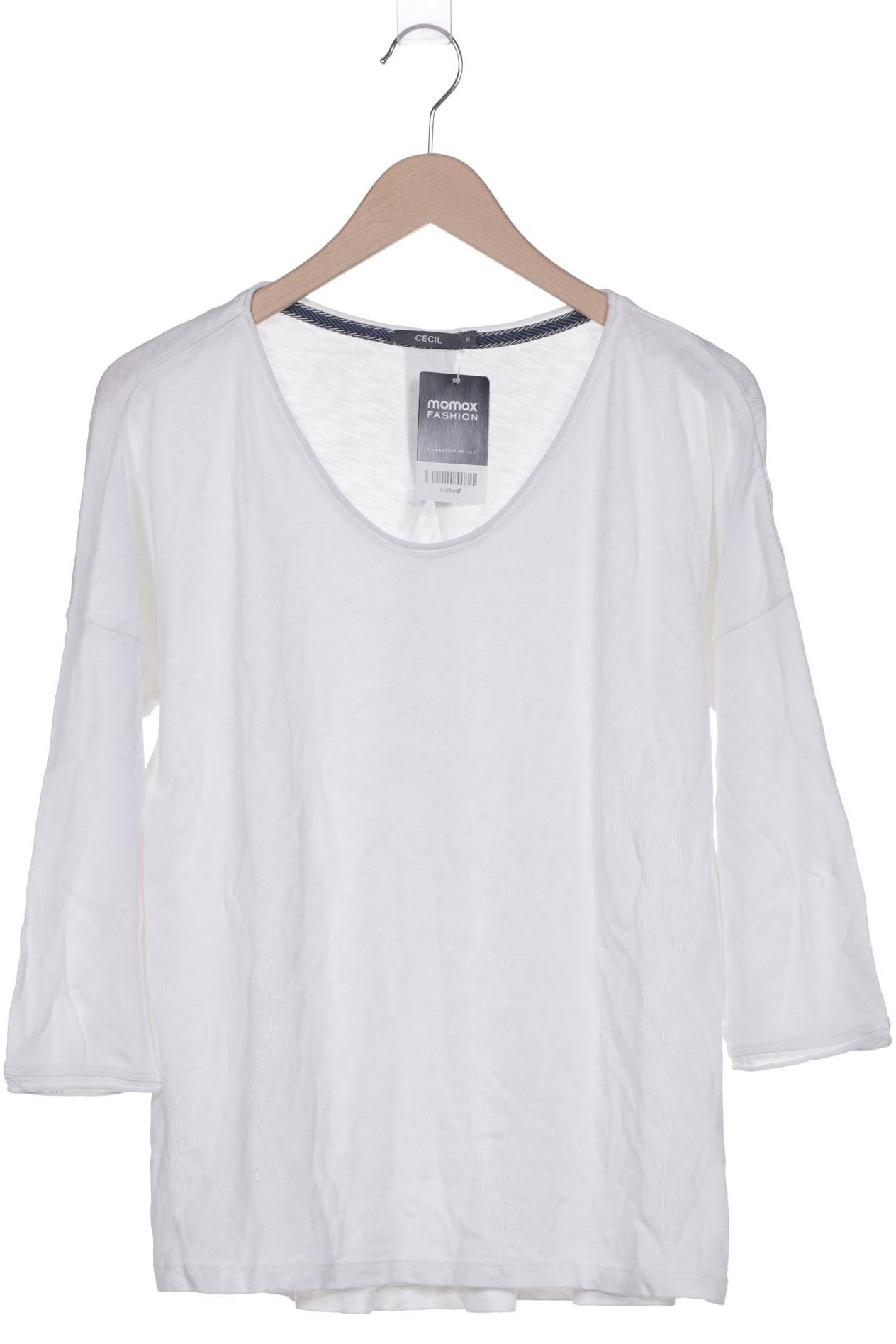 

Cecil Damen Langarmshirt, weiß, Gr. 38