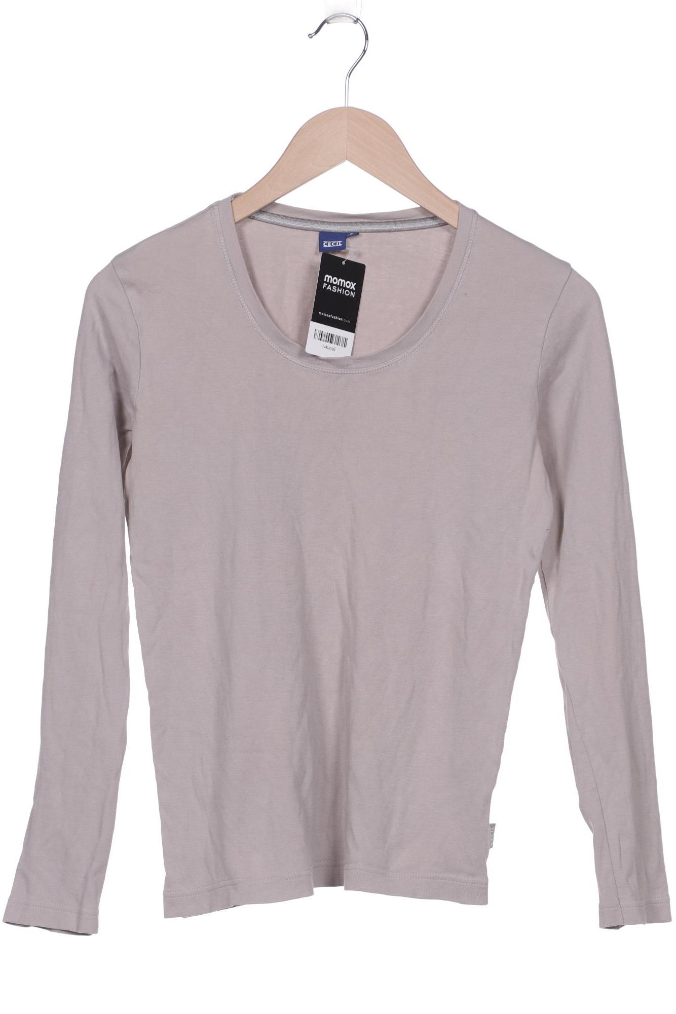 

Cecil Damen Langarmshirt, beige, Gr. 36