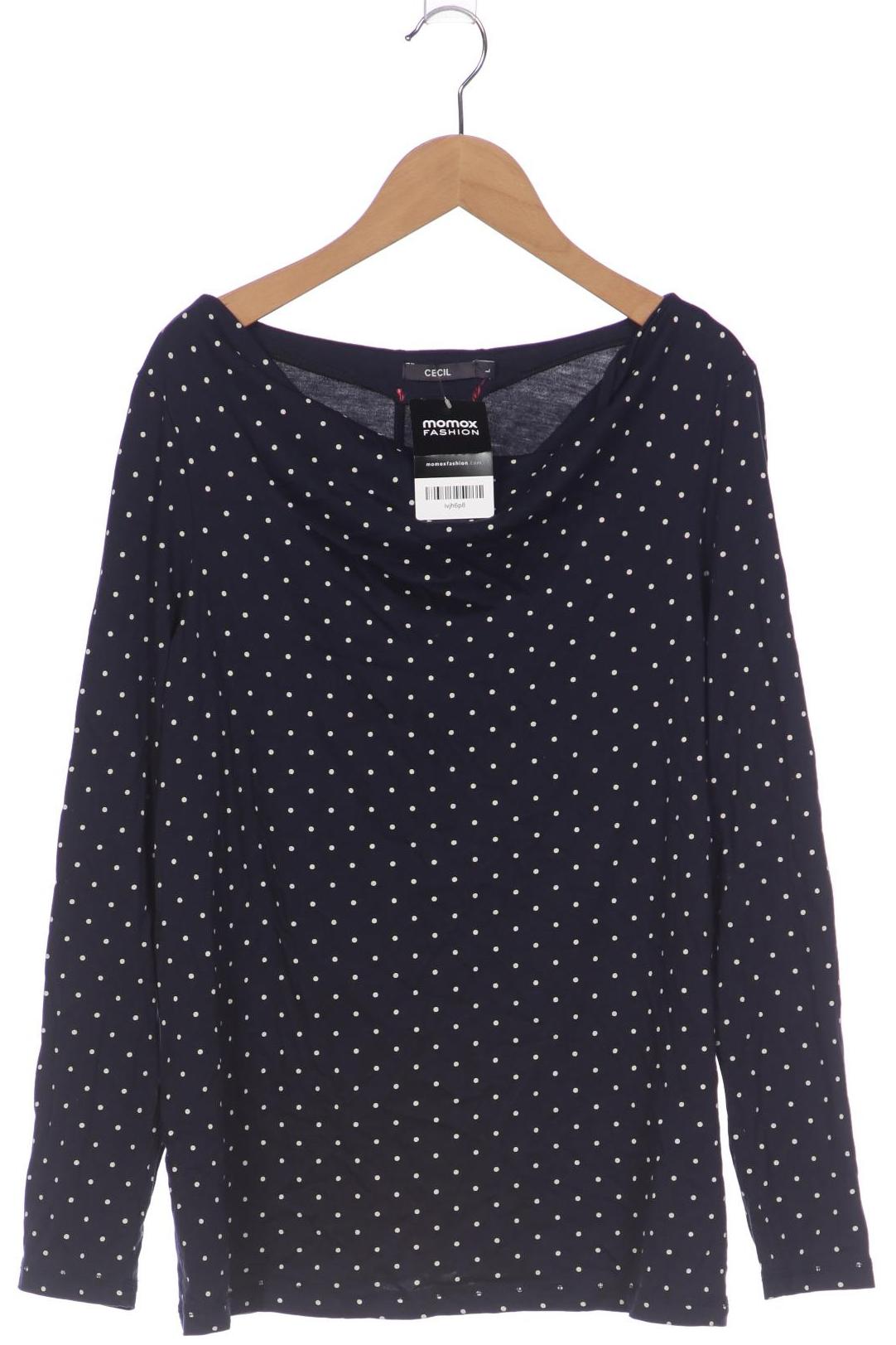 

Cecil Damen Langarmshirt, marineblau, Gr. 42