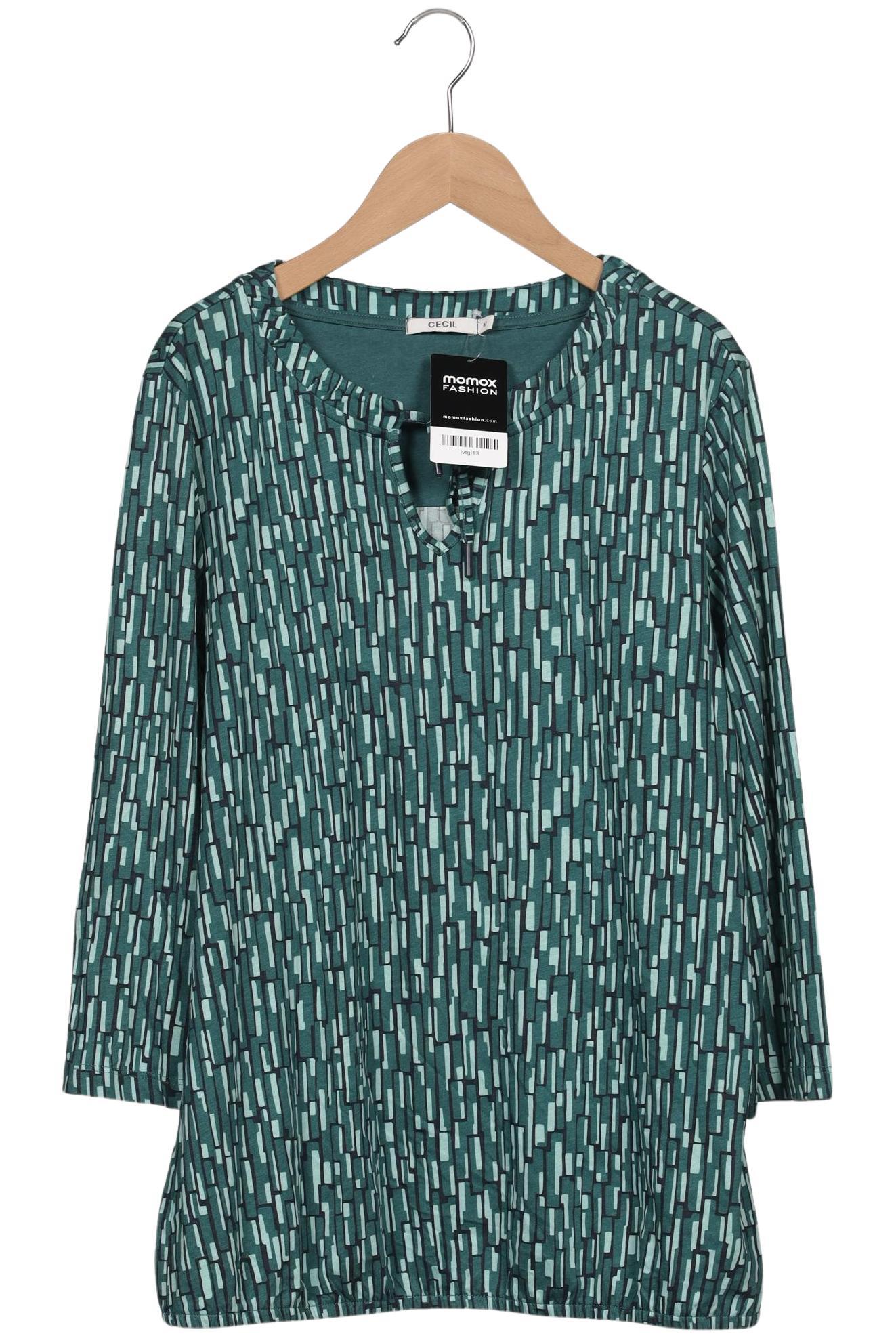

Cecil Damen Langarmshirt, grün, Gr. 38