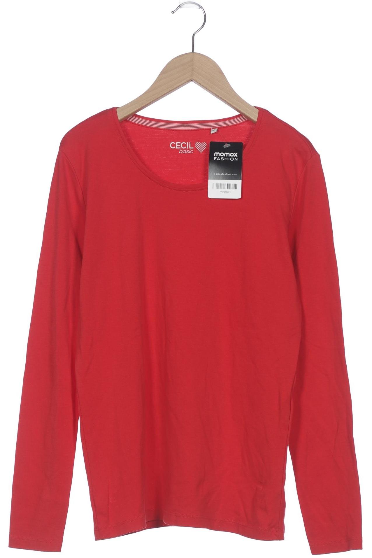 

Cecil Damen Langarmshirt, rot, Gr. 38