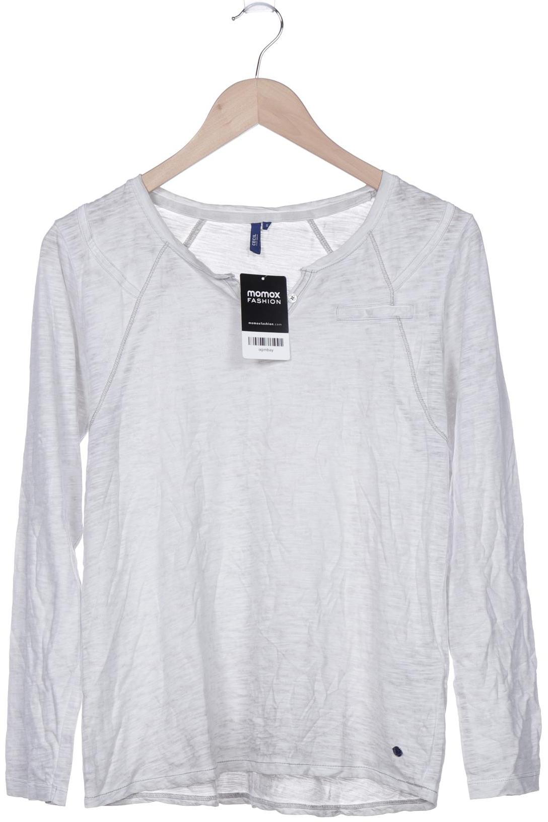 

Cecil Damen Langarmshirt, grau, Gr. 36