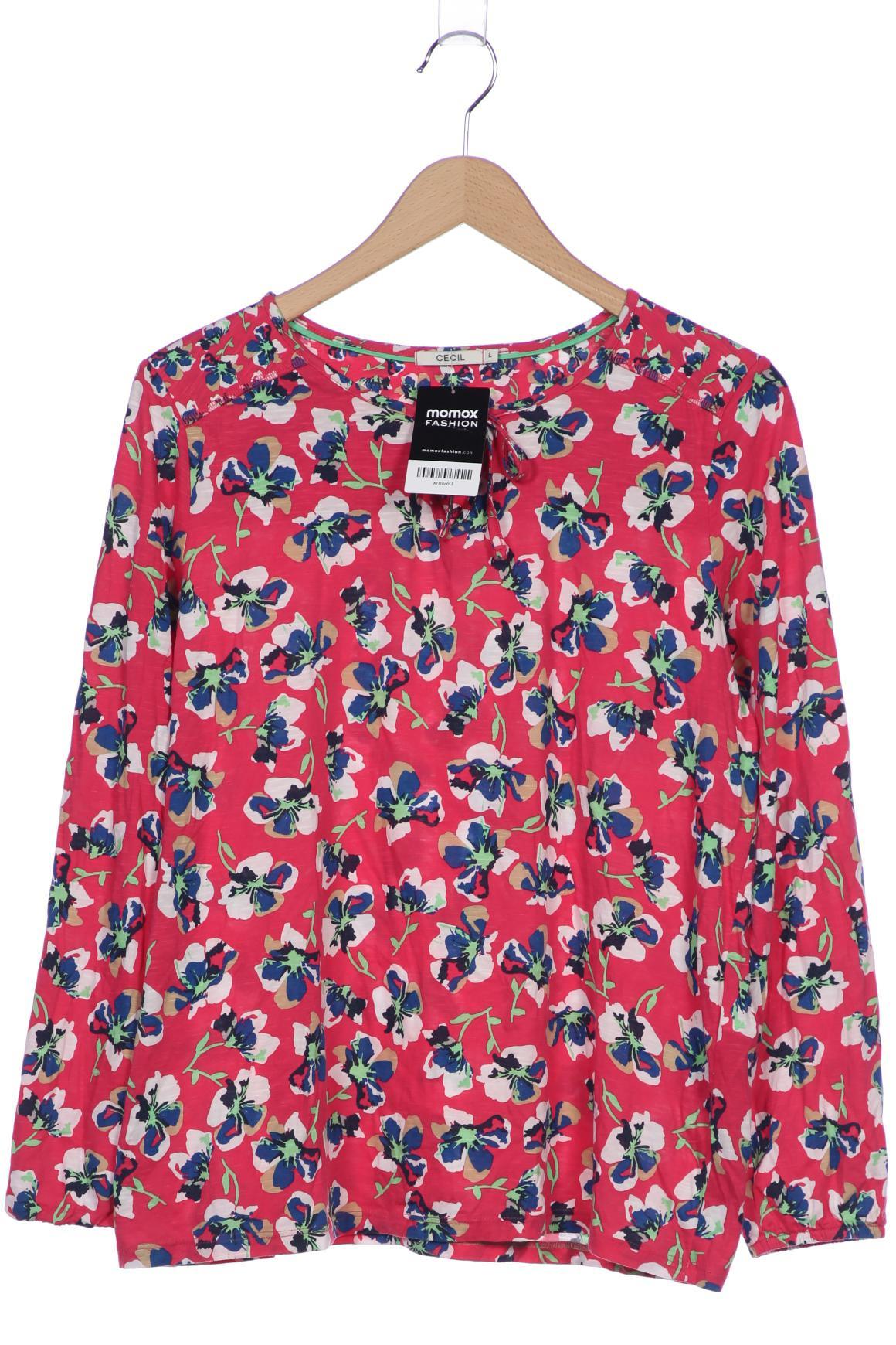 

Cecil Damen Langarmshirt, pink, Gr. 42