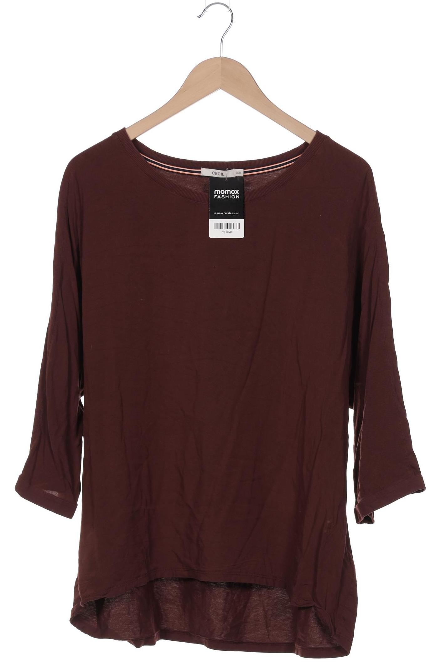 

Cecil Damen Langarmshirt, bordeaux, Gr. 46