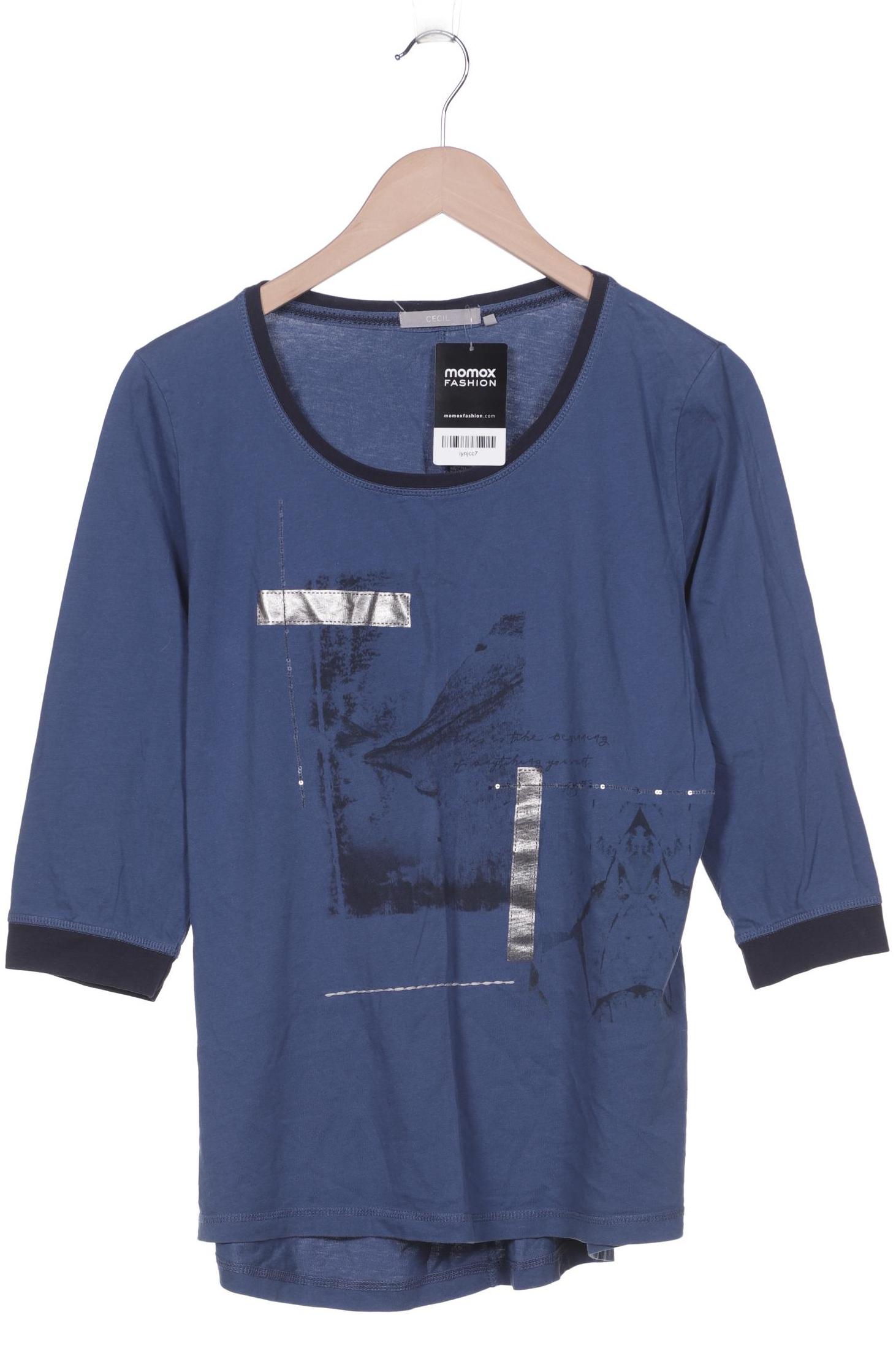 

CECIL Damen Langarmshirt, blau