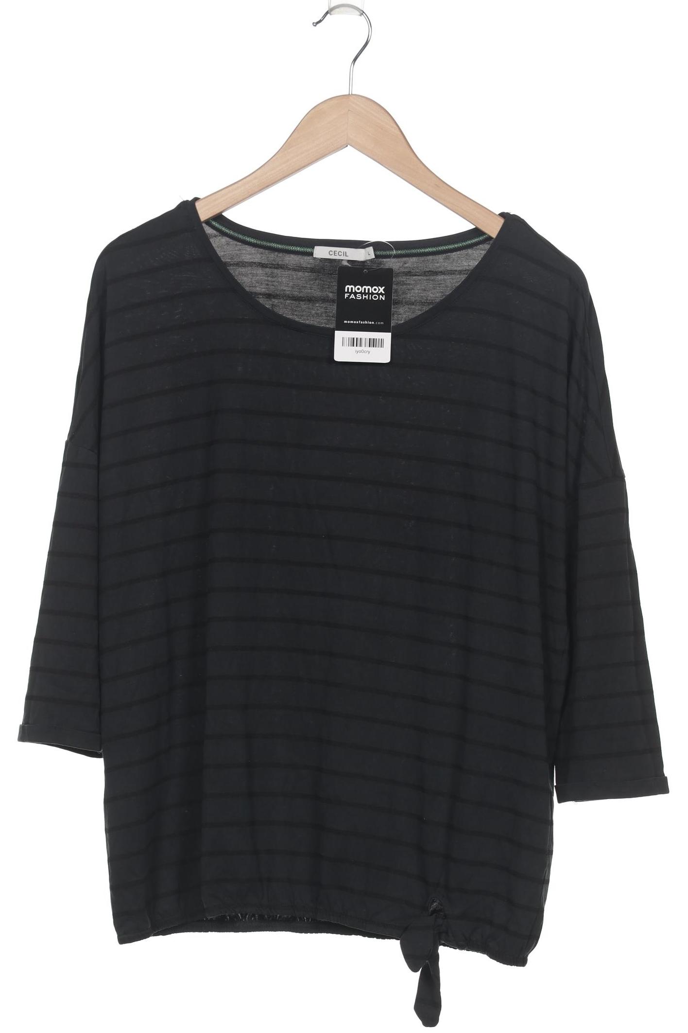 

Cecil Damen Langarmshirt, marineblau, Gr. 42