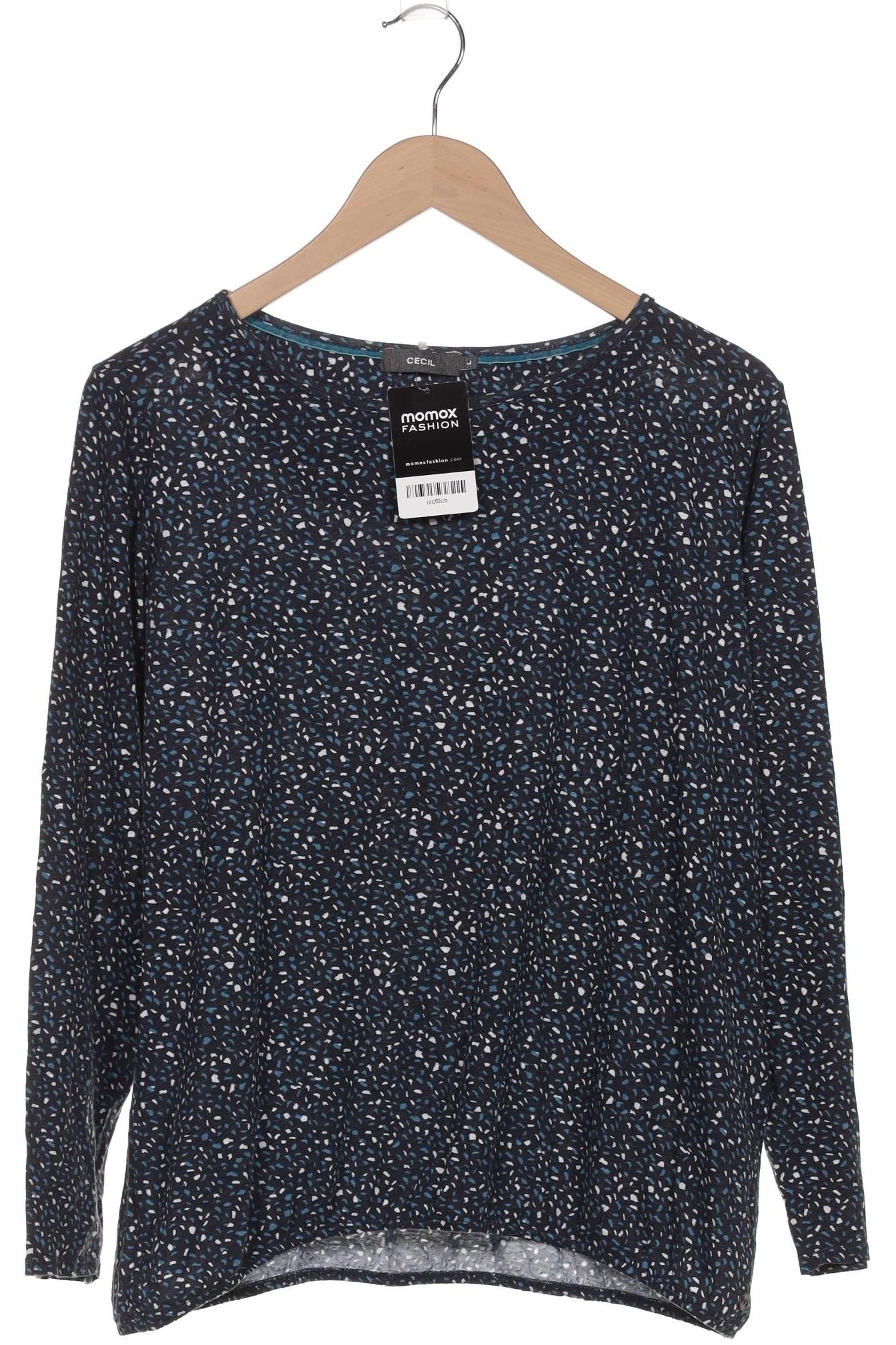 

Cecil Damen Langarmshirt, marineblau, Gr. 42